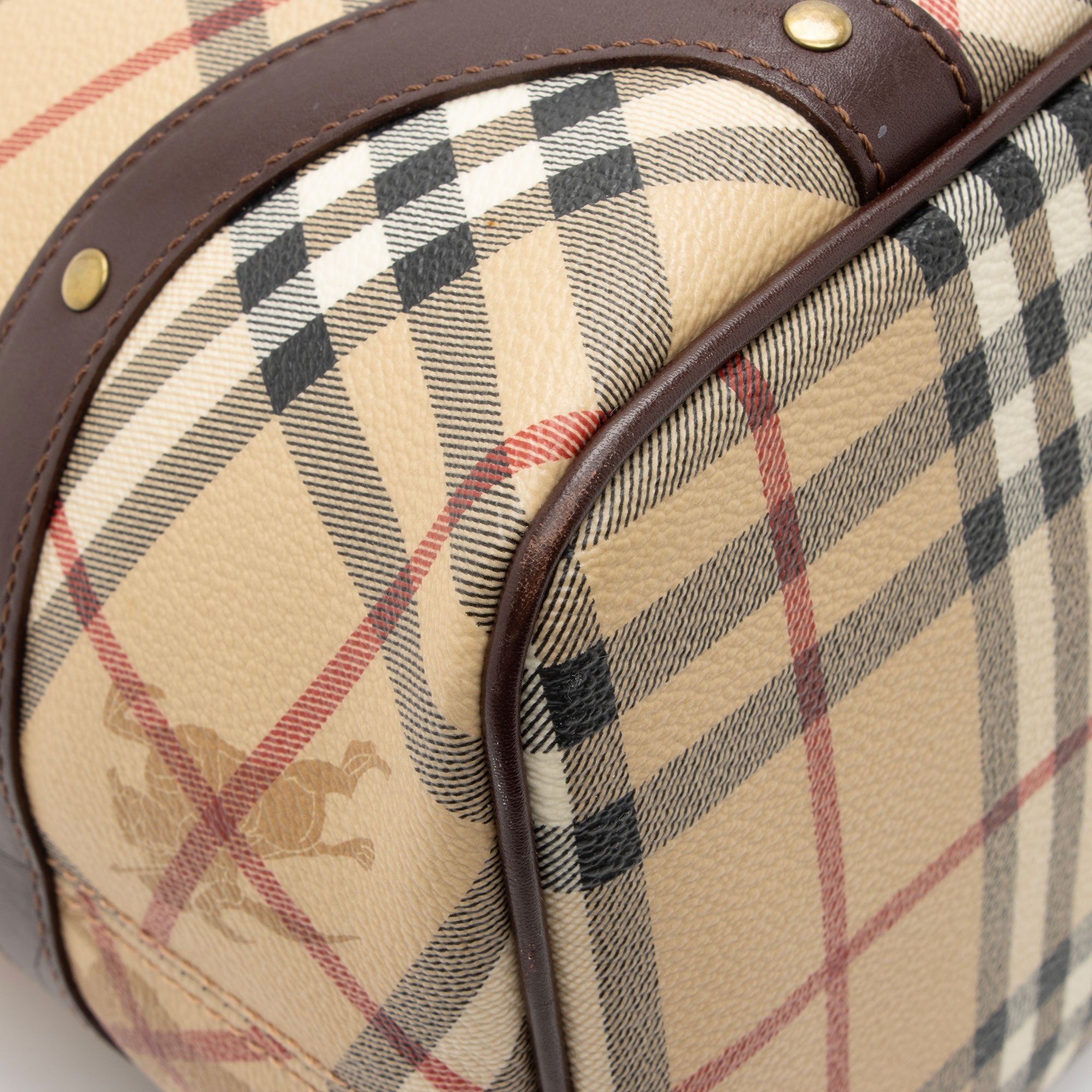 Burberry Haymarket Check Large Tote (SHF-52vZ3J)