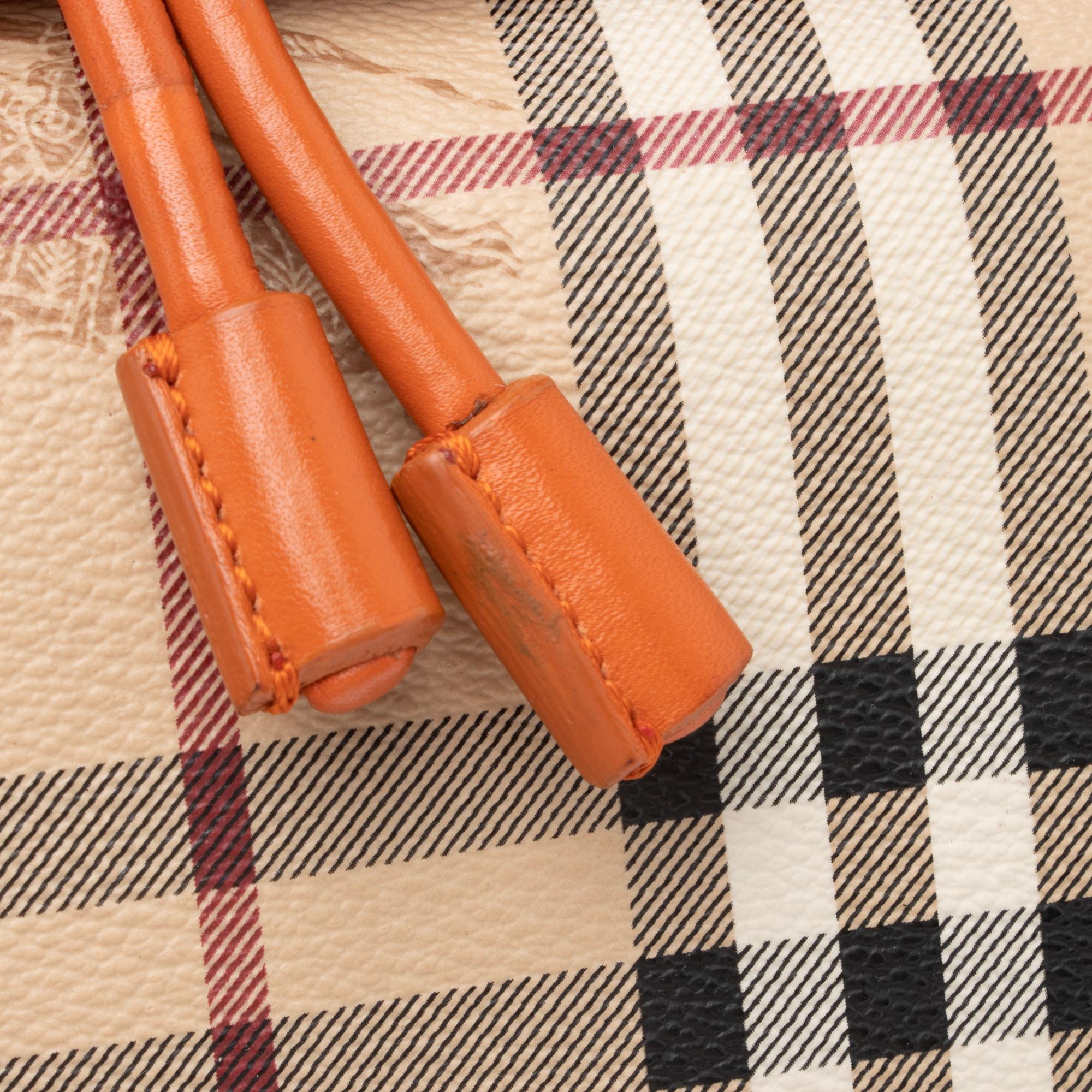 Burberry Haymarket Check Leather Knots Leah Small Clutch (SHF-n3rgZO)