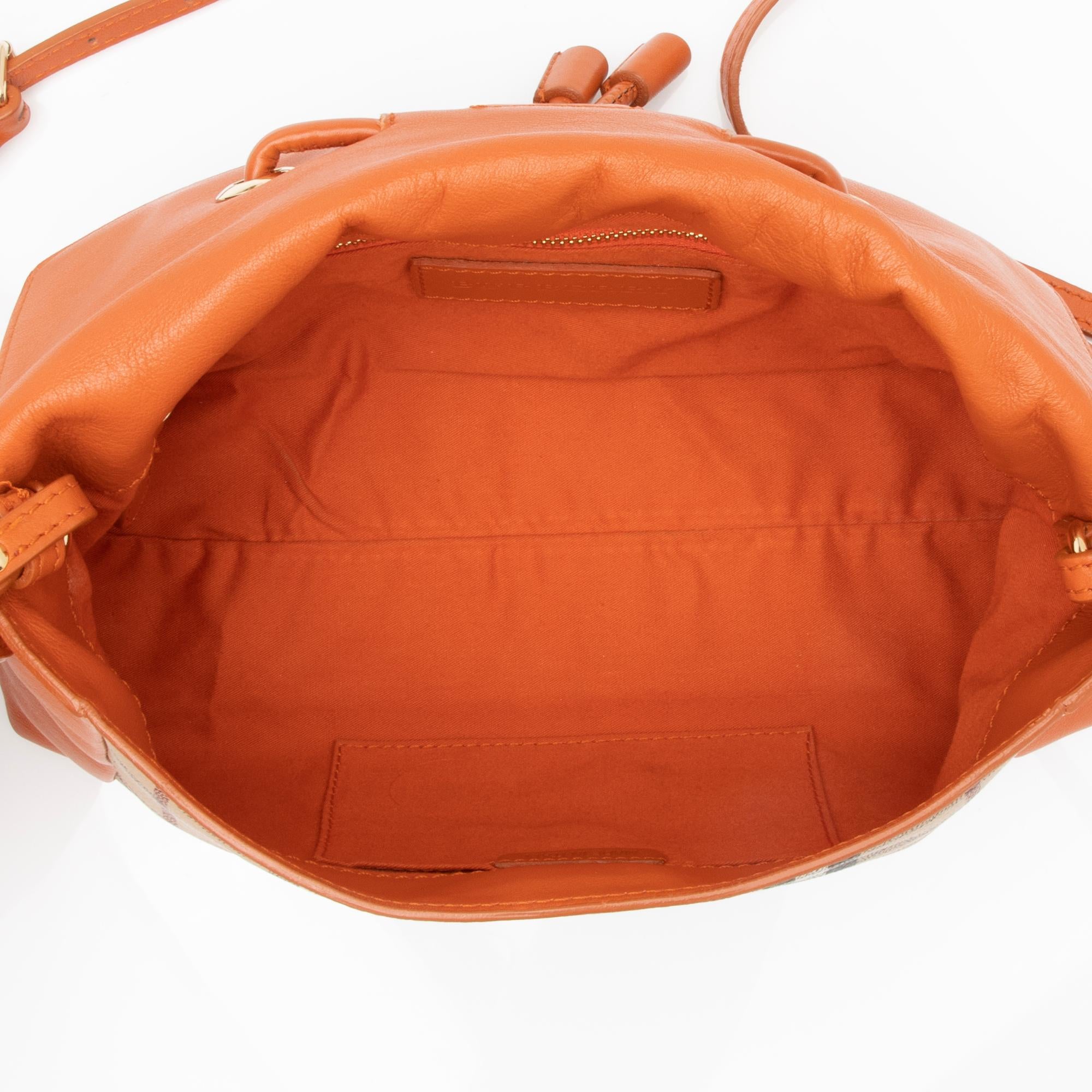 Burberry Haymarket Check Leather Knots Leah Small Clutch (SHF-n3rgZO)