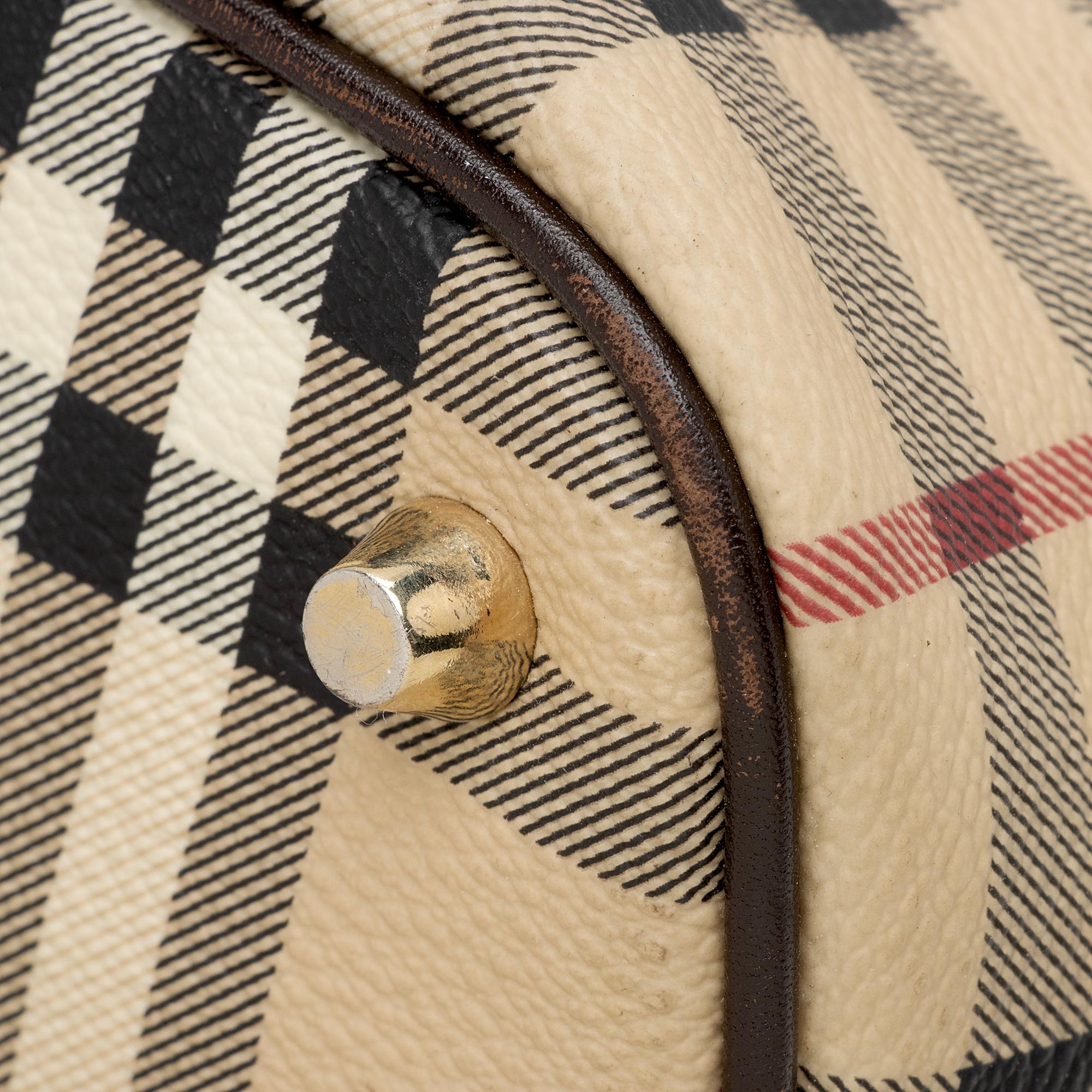 Burberry Haymarket Check Medium Regent Tote (SHF-22951)