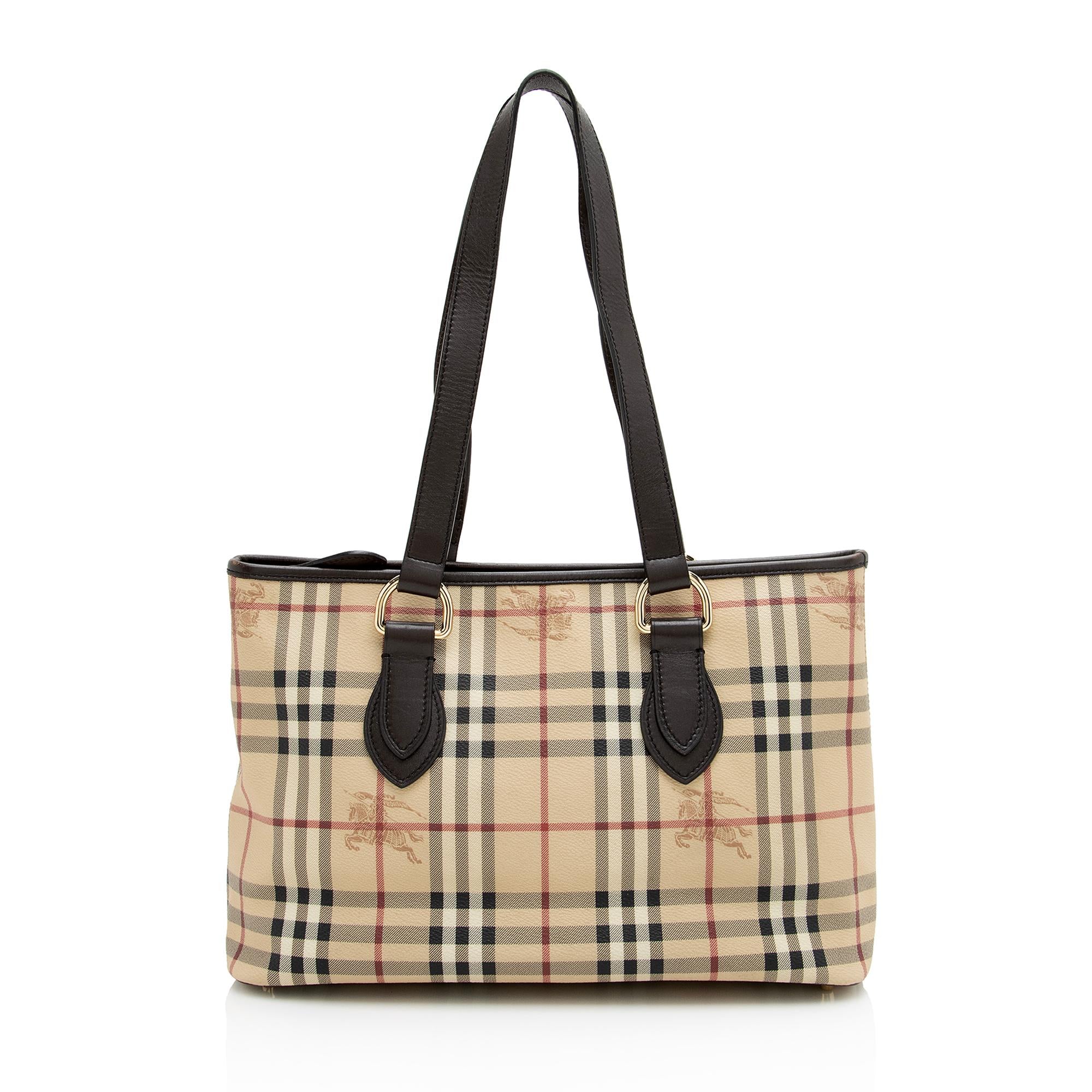Burberry Haymarket Check Medium Regent Tote (SHF-22951)