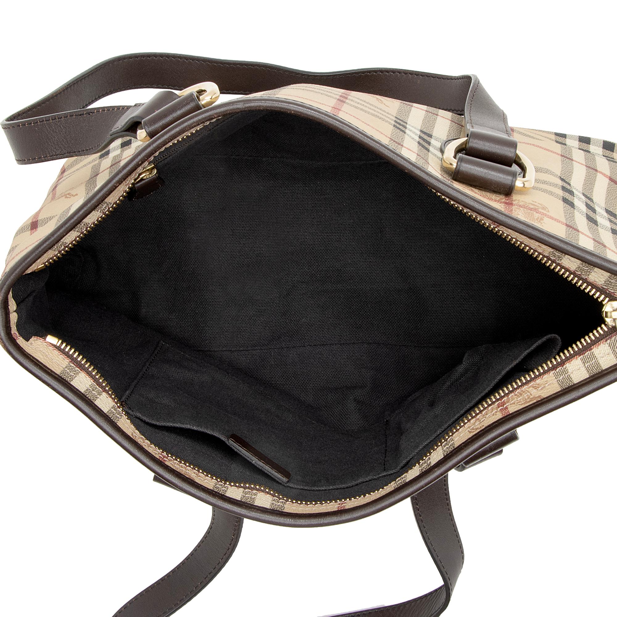 Burberry Haymarket Check Medium Regent Tote (SHF-22951)