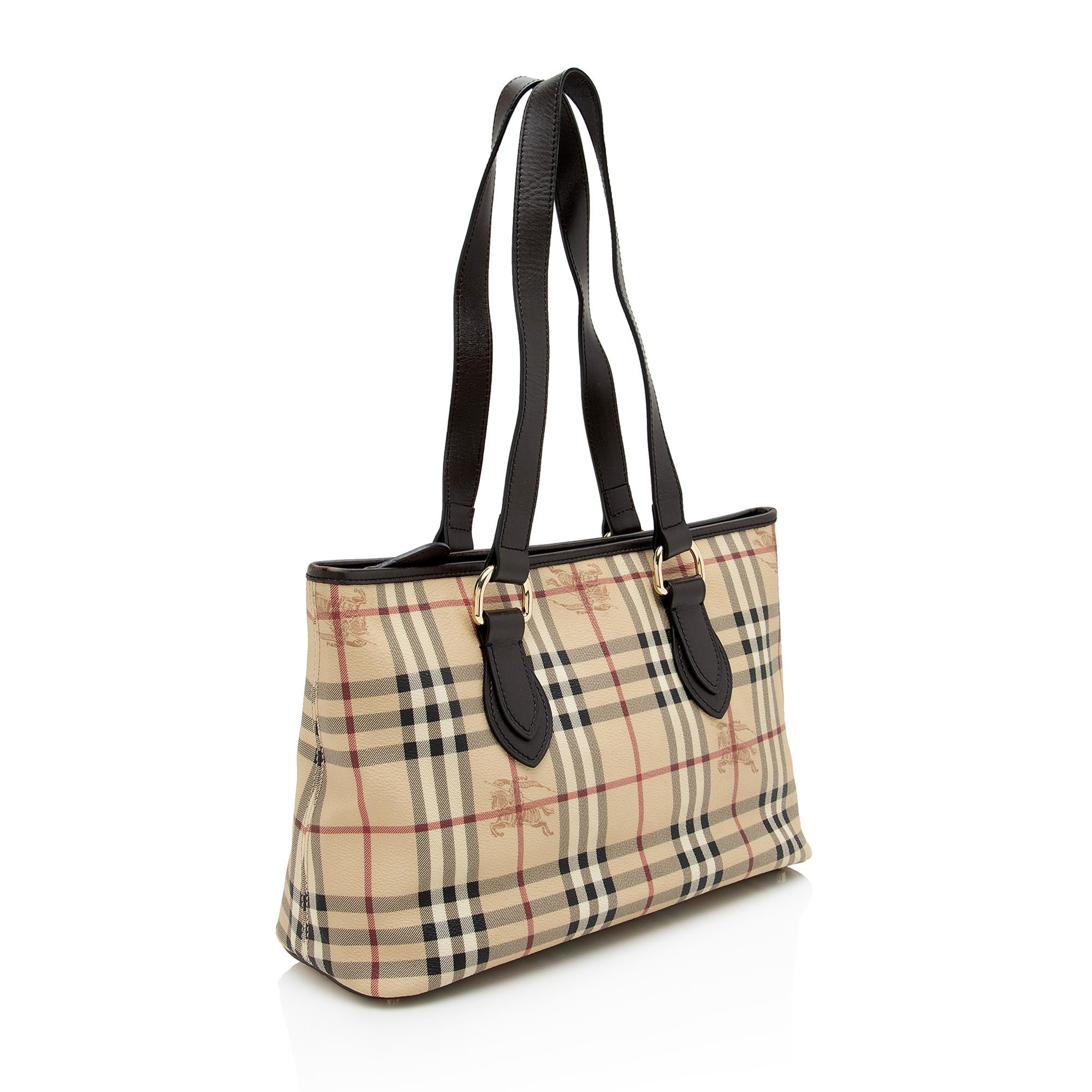 Burberry Haymarket Check Medium Regent Tote (SHF-22951)