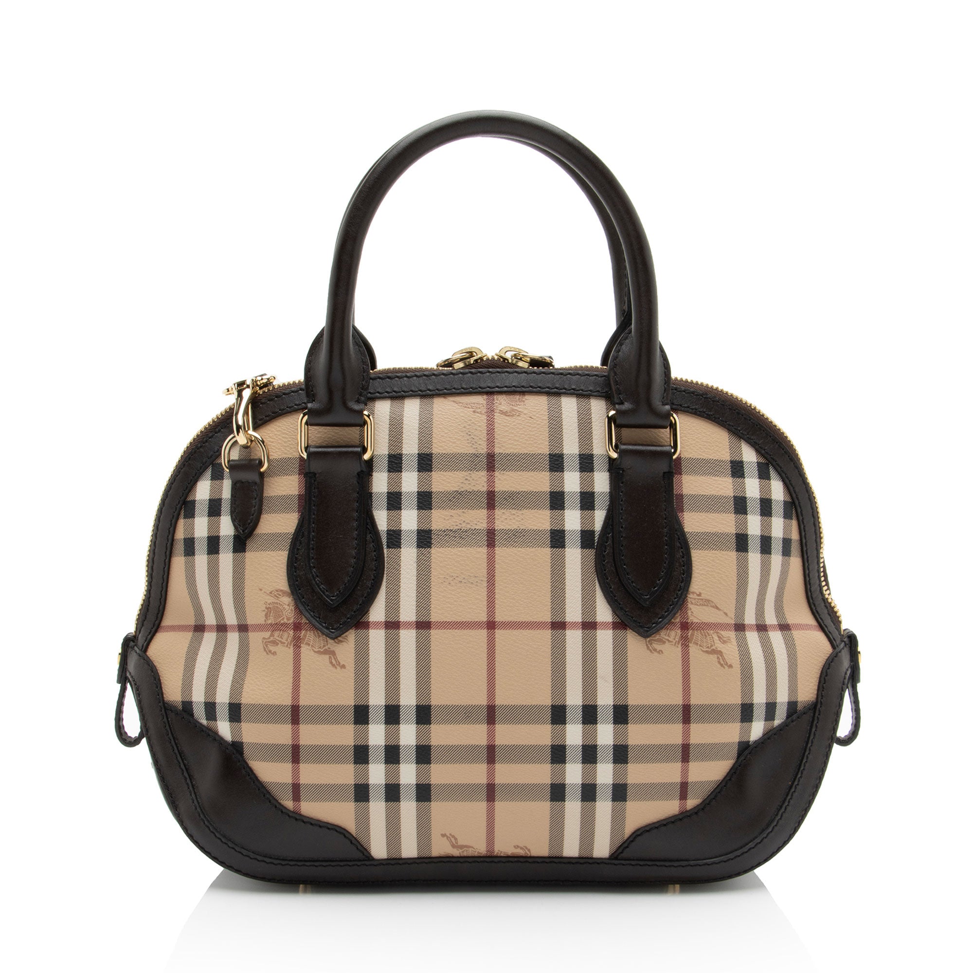 Burberry Haymarket Check Orchard Small Satchel