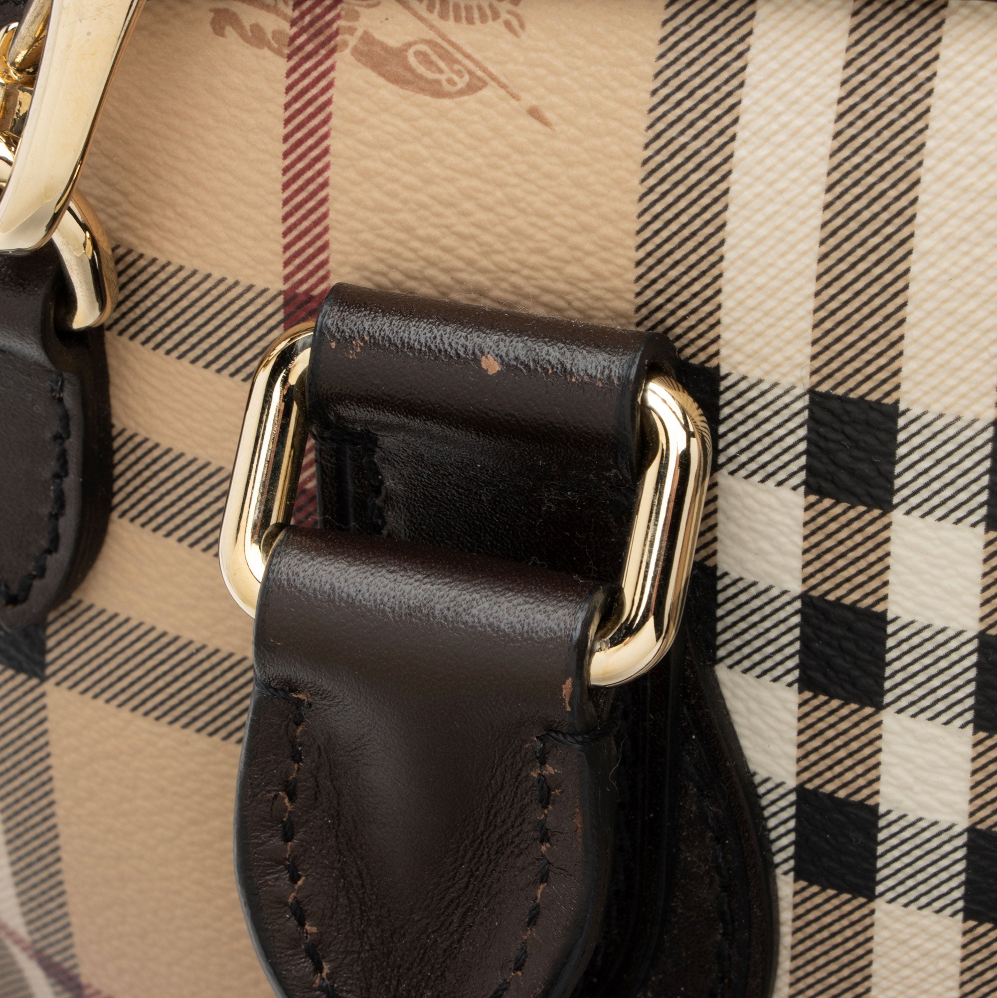 Burberry Haymarket Check Orchard Small Satchel