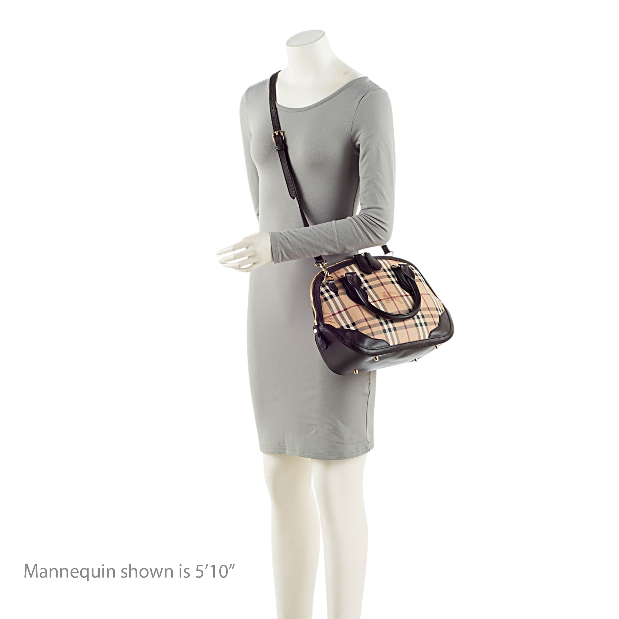 Burberry Haymarket Check Orchard Small Satchel