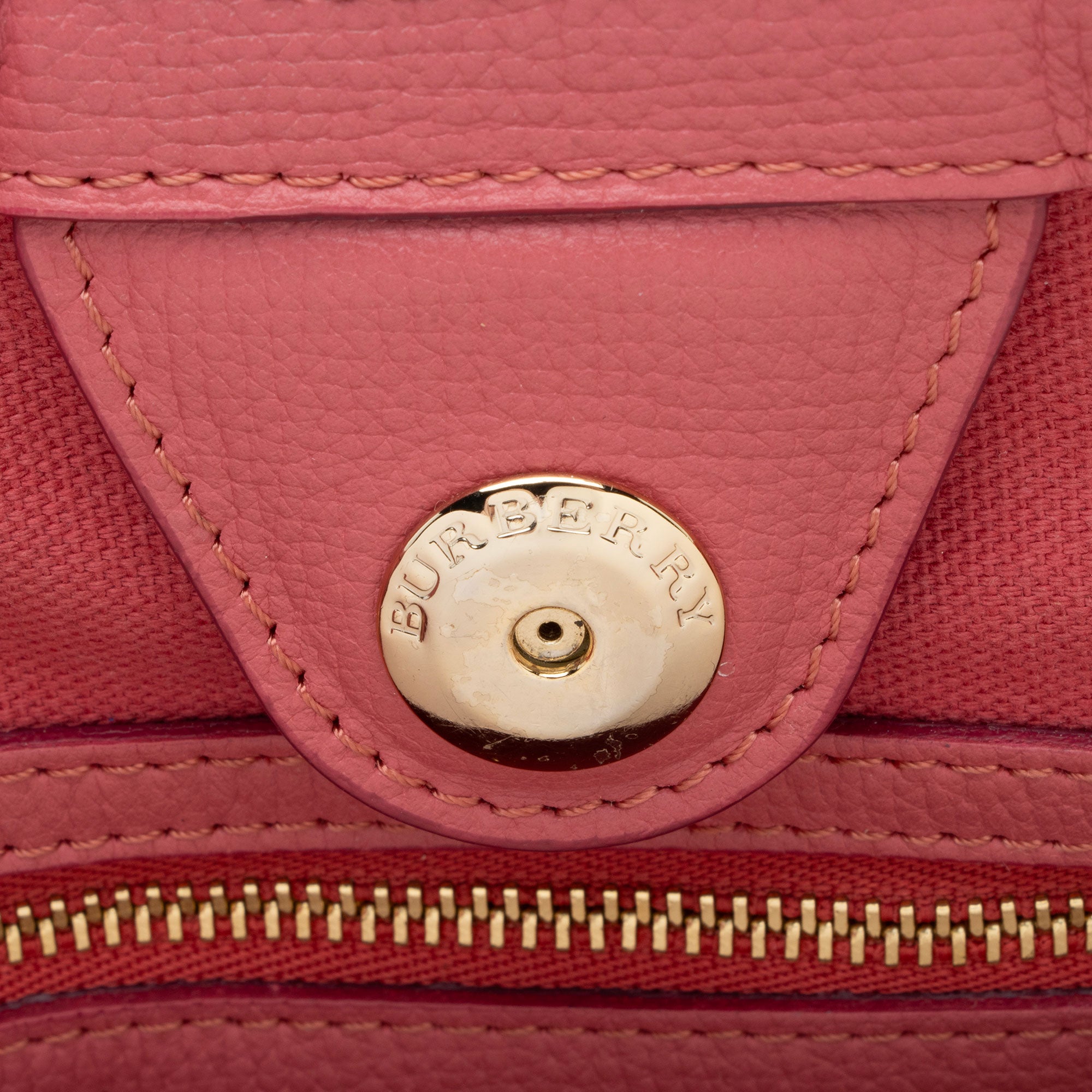 Burberry Haymarket Check Peony Rose Canter Small Tote (SHF-GlIEtN)