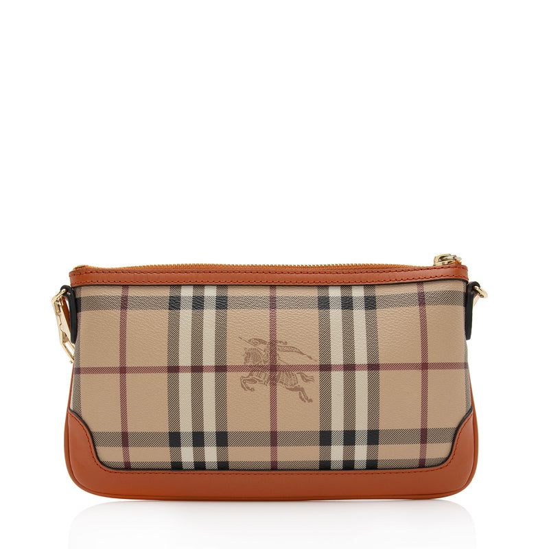 Burberry Medium Tri Tone Leather Clutch, $682, farfetch.com