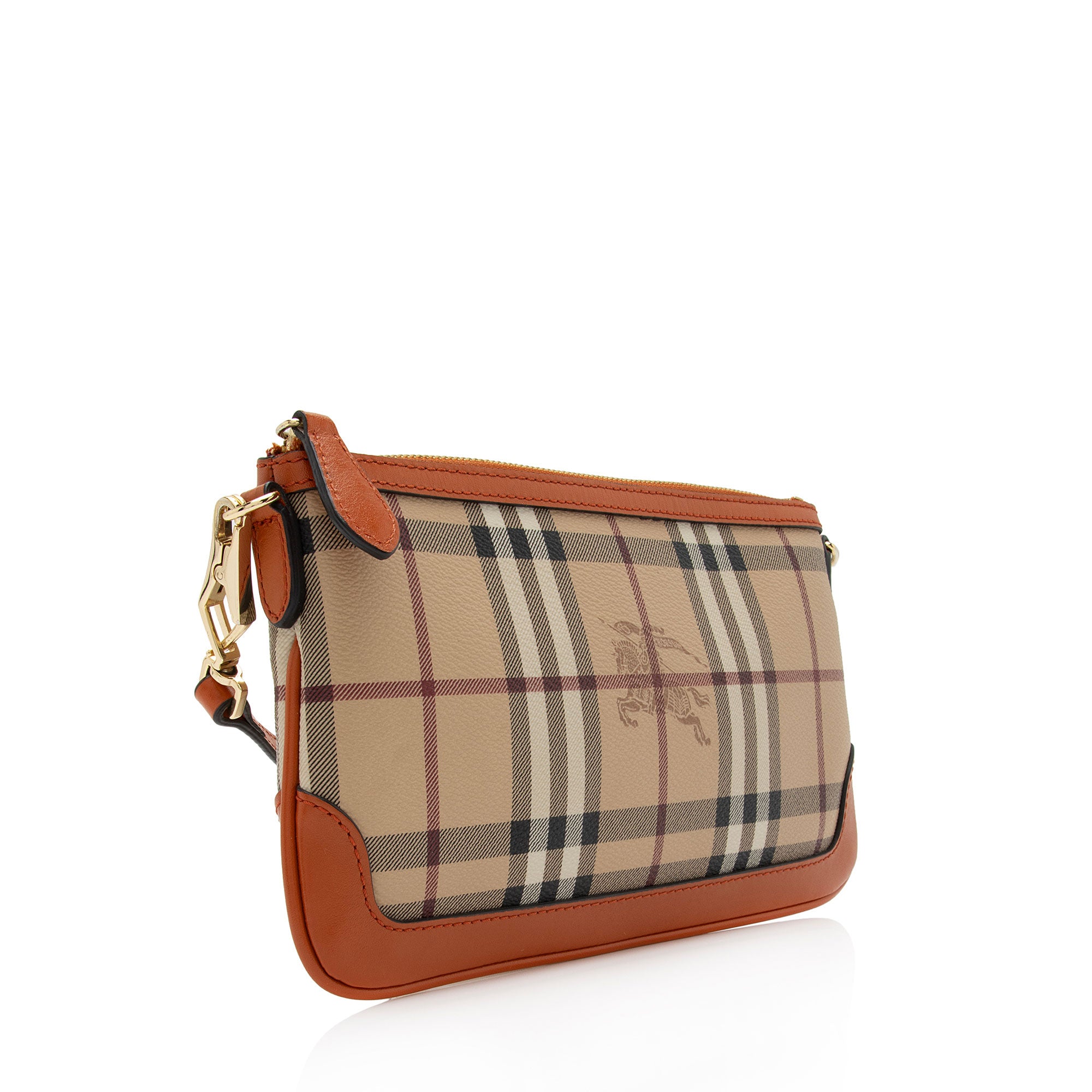 Burberry Haymarket Check Peyton Clutch (SHF-IfJeTZ)
