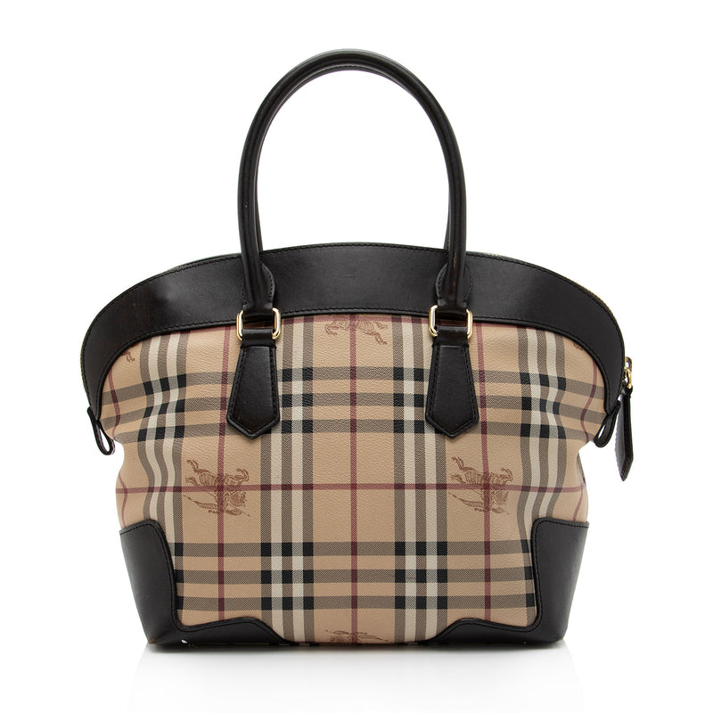 Burberry Haymarket Check Primrose Medium Tote (SHF-NBcwr7)