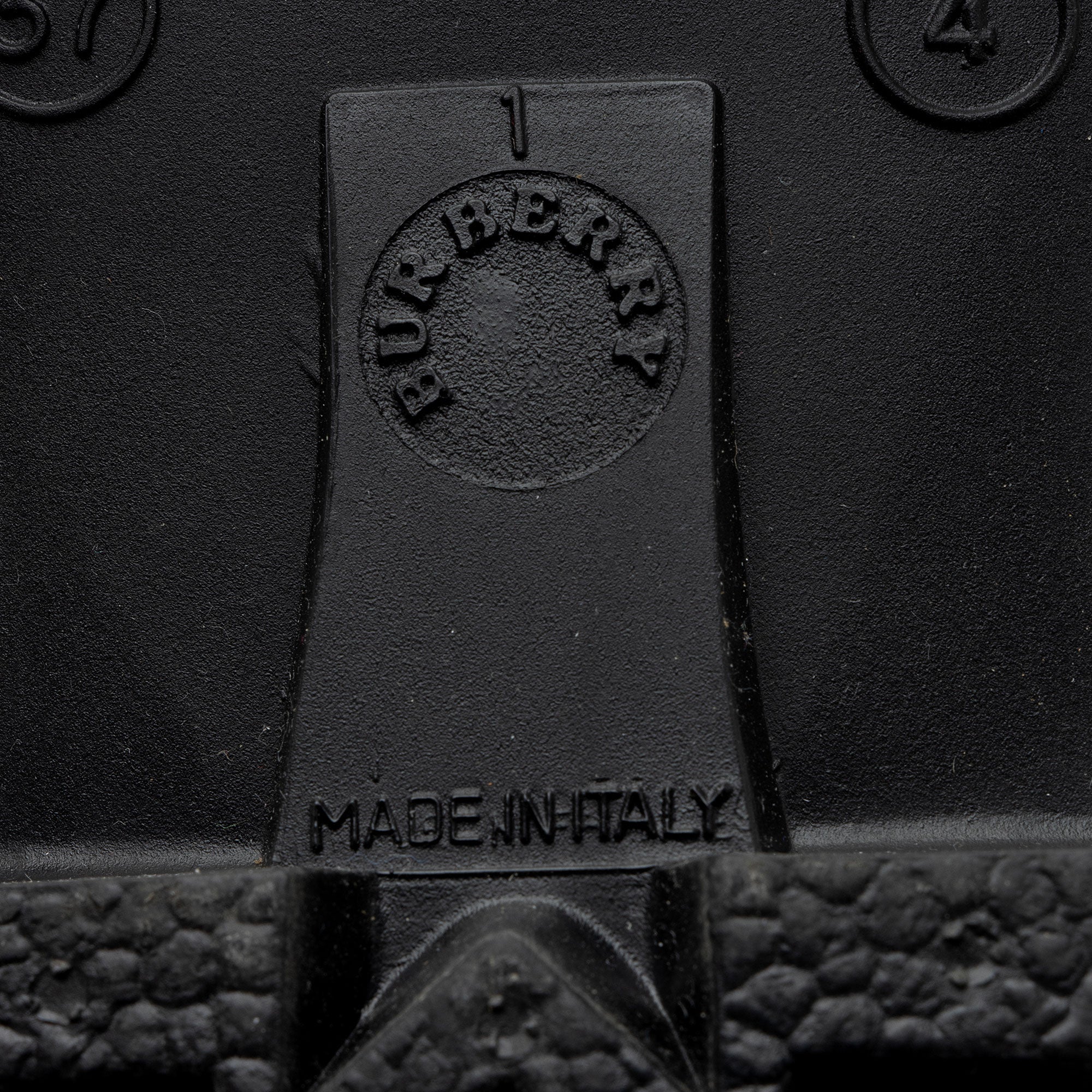 Burberry Haymarket Check Rubber Mid-Calf Rain Boots - Size 7 / 37 - FINAL SALE (SHF-iM03nM)