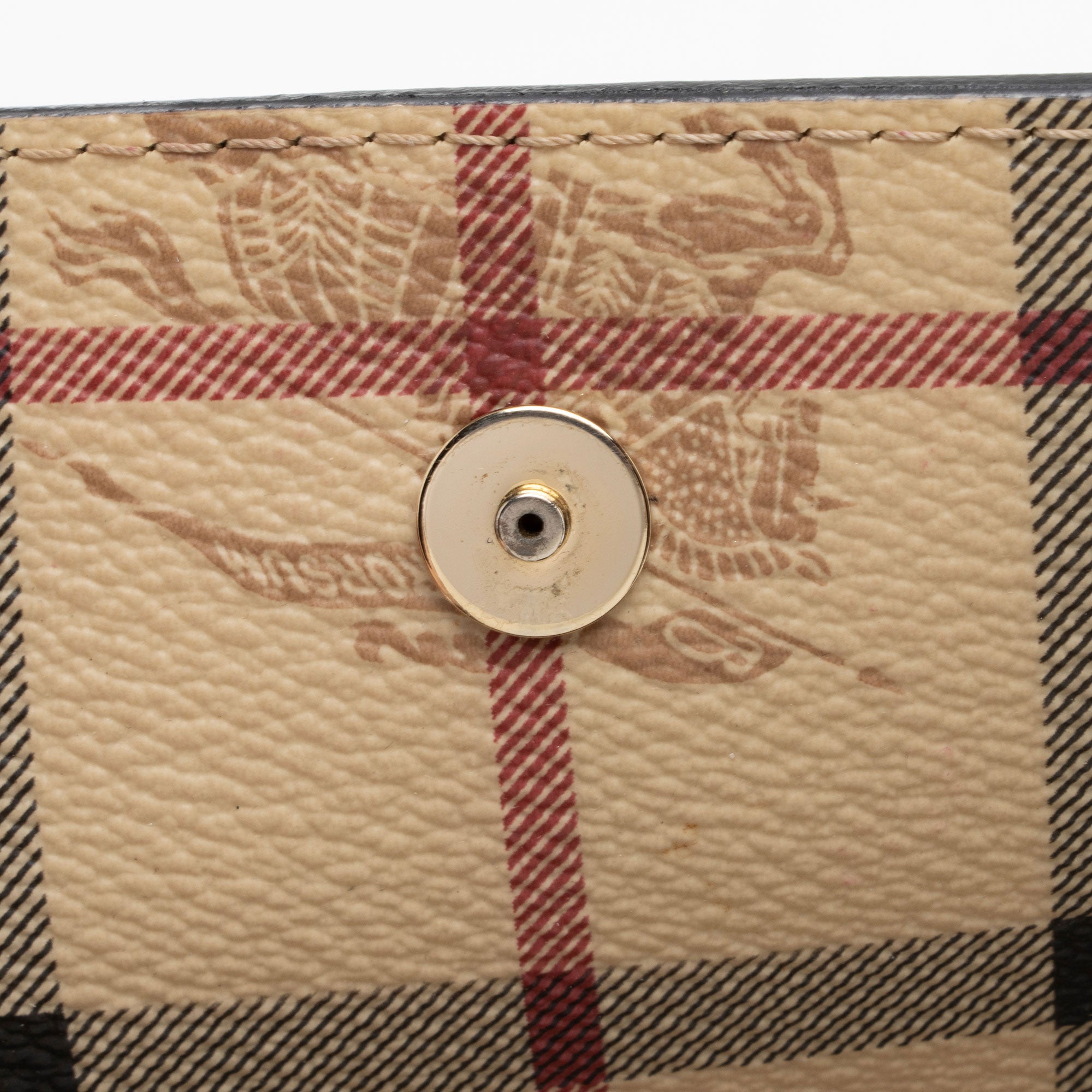 Burberry Haymarket Check Small Flap Shoulder Bag (SHF-AaFtEK)