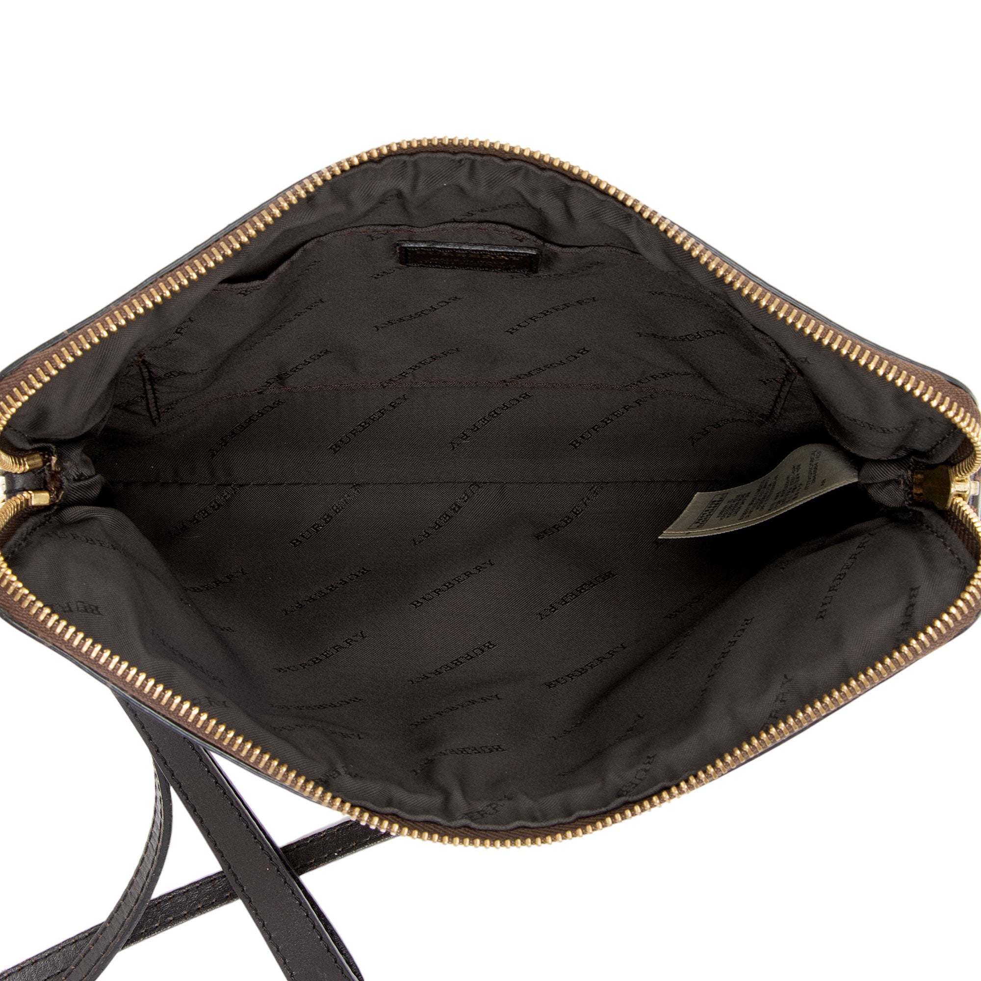 Burberry Haymarket Check Small Crossbody Bag (SHF-pnMphr)