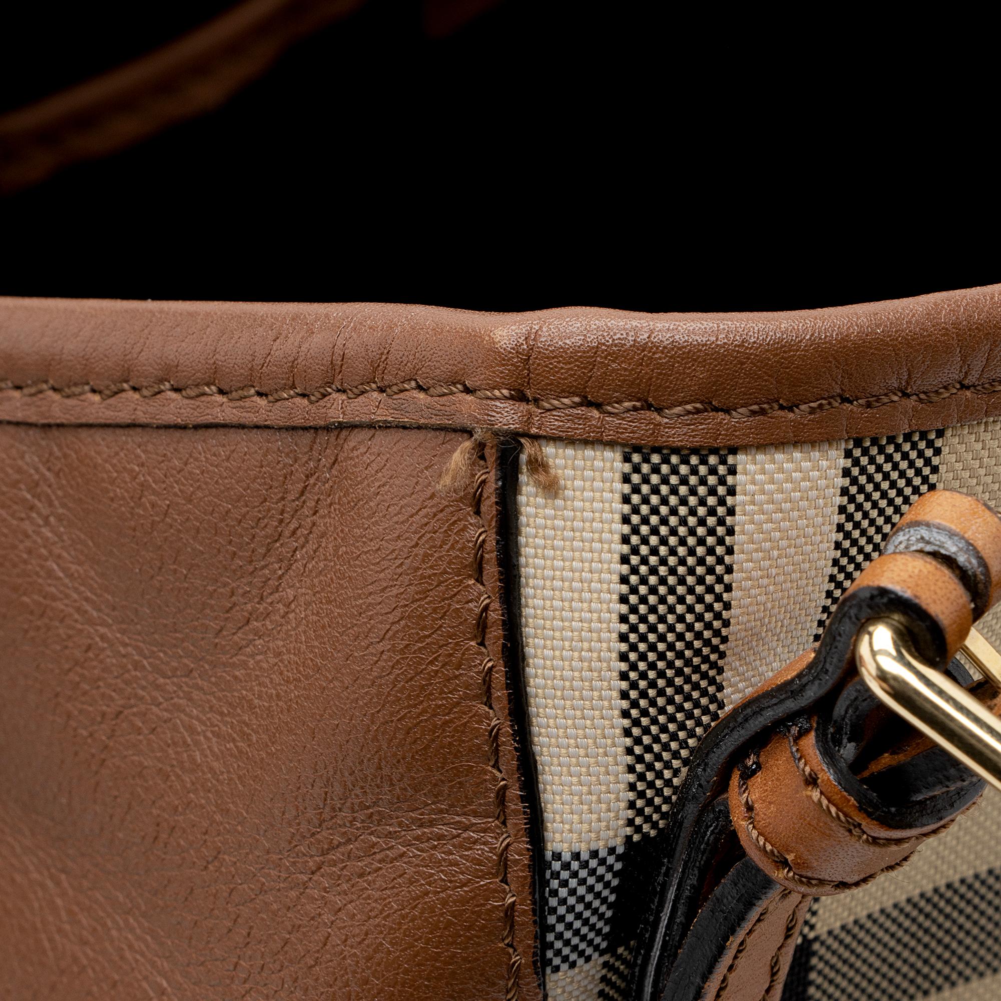 Burberry Horseferry Check Canterbury Small Tote