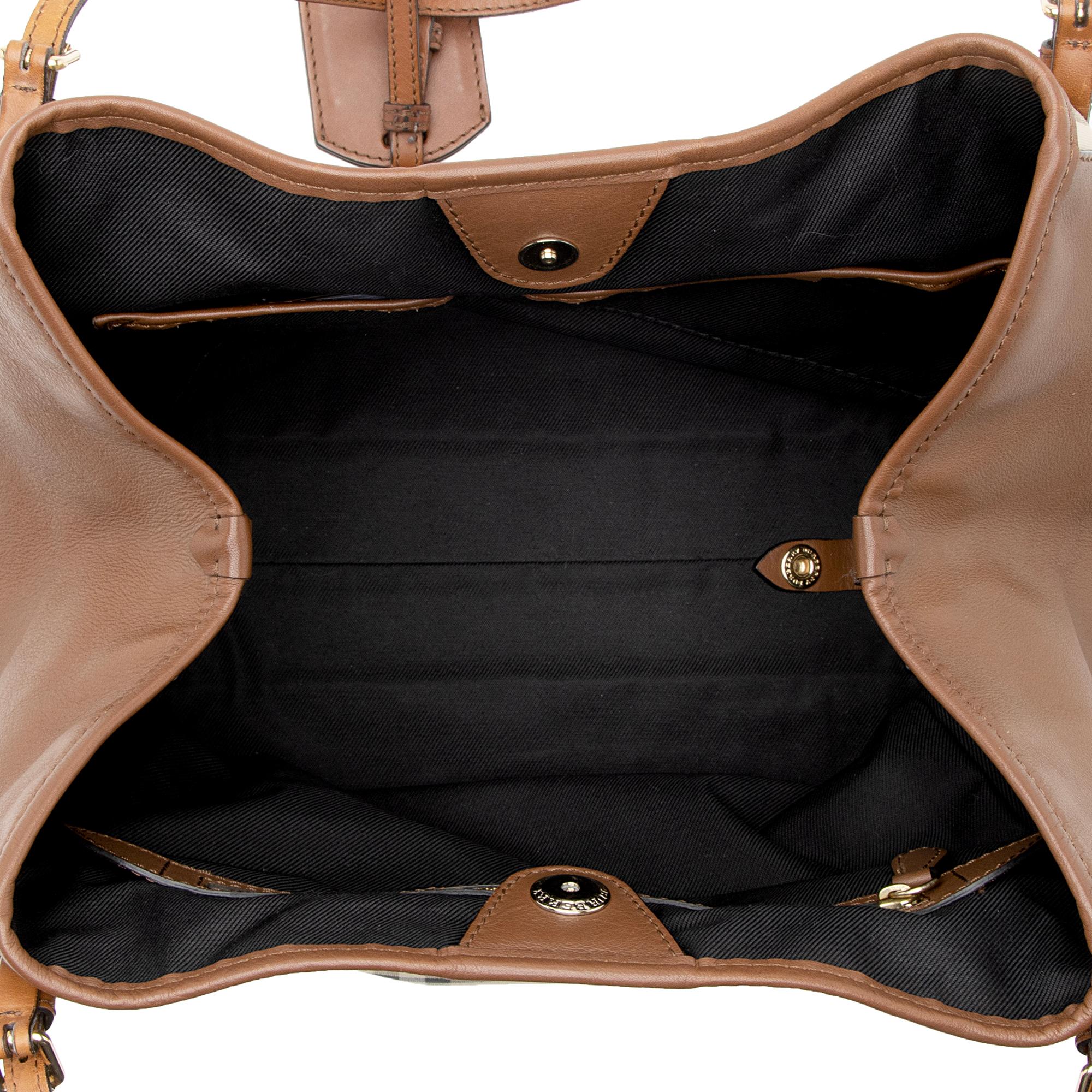 Burberry Horseferry Check Canterbury Small Tote