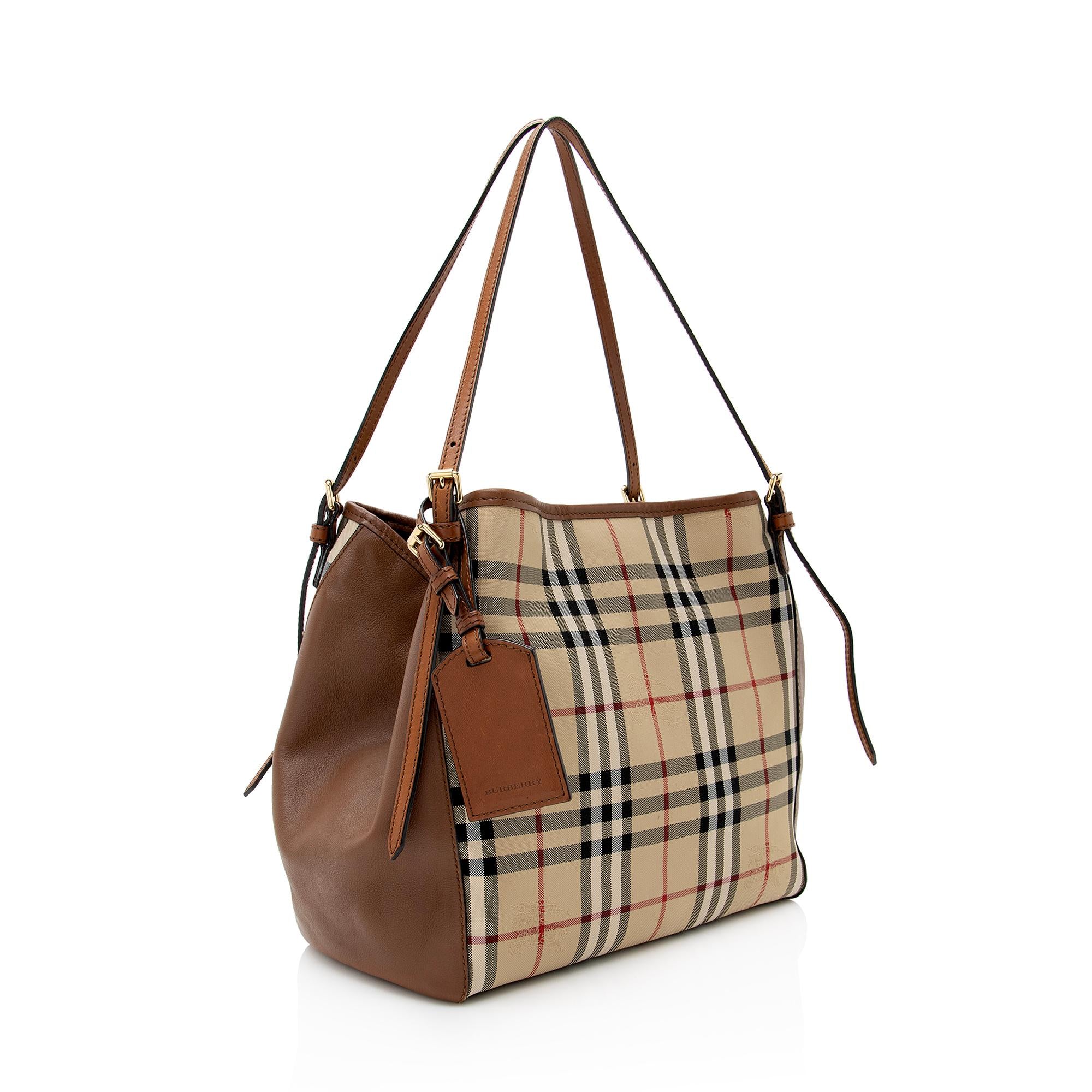 Burberry Horseferry Check Canterbury Small Tote
