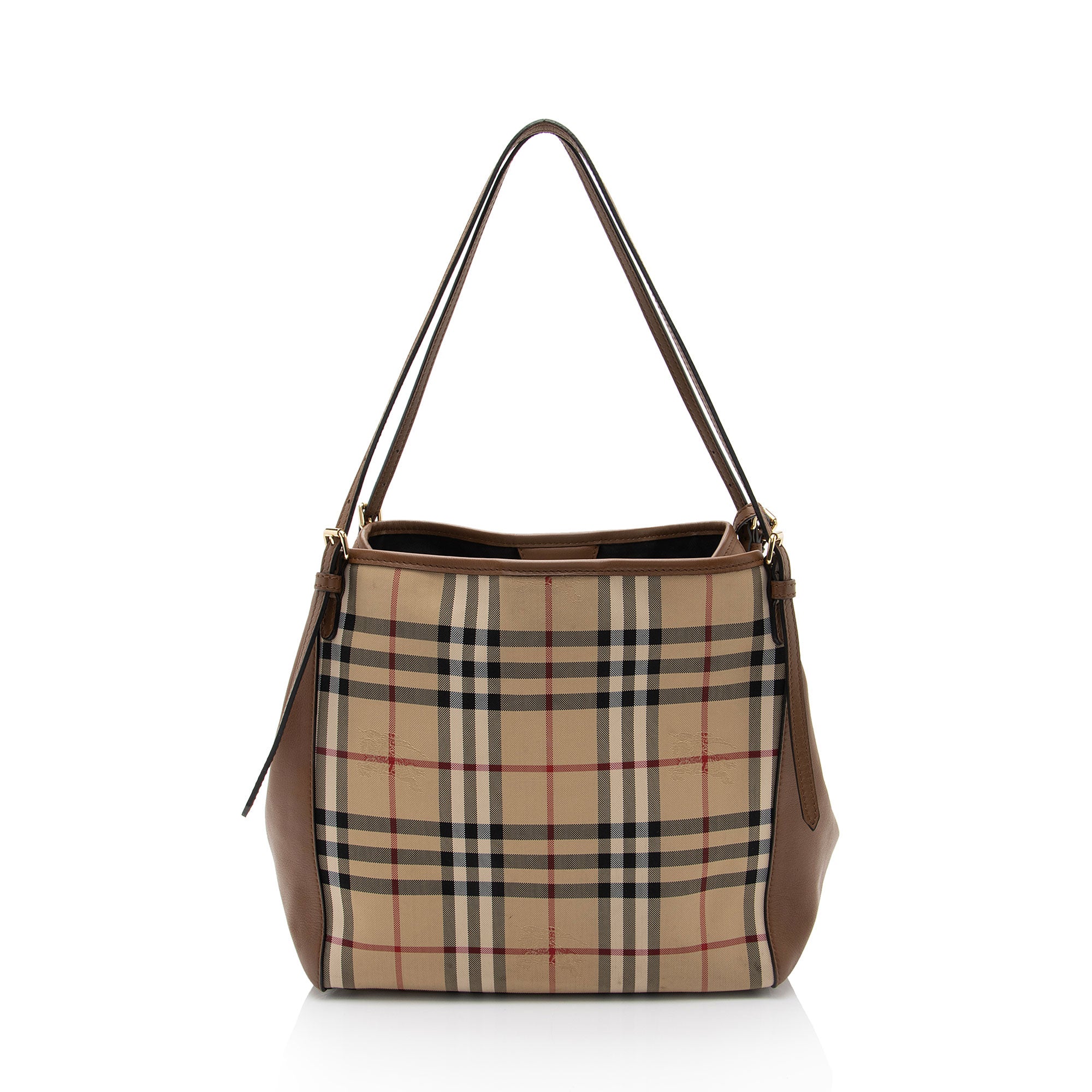 Burberry Horseferry Check Canterbury Small Tote (SHF-TBe3ms)
