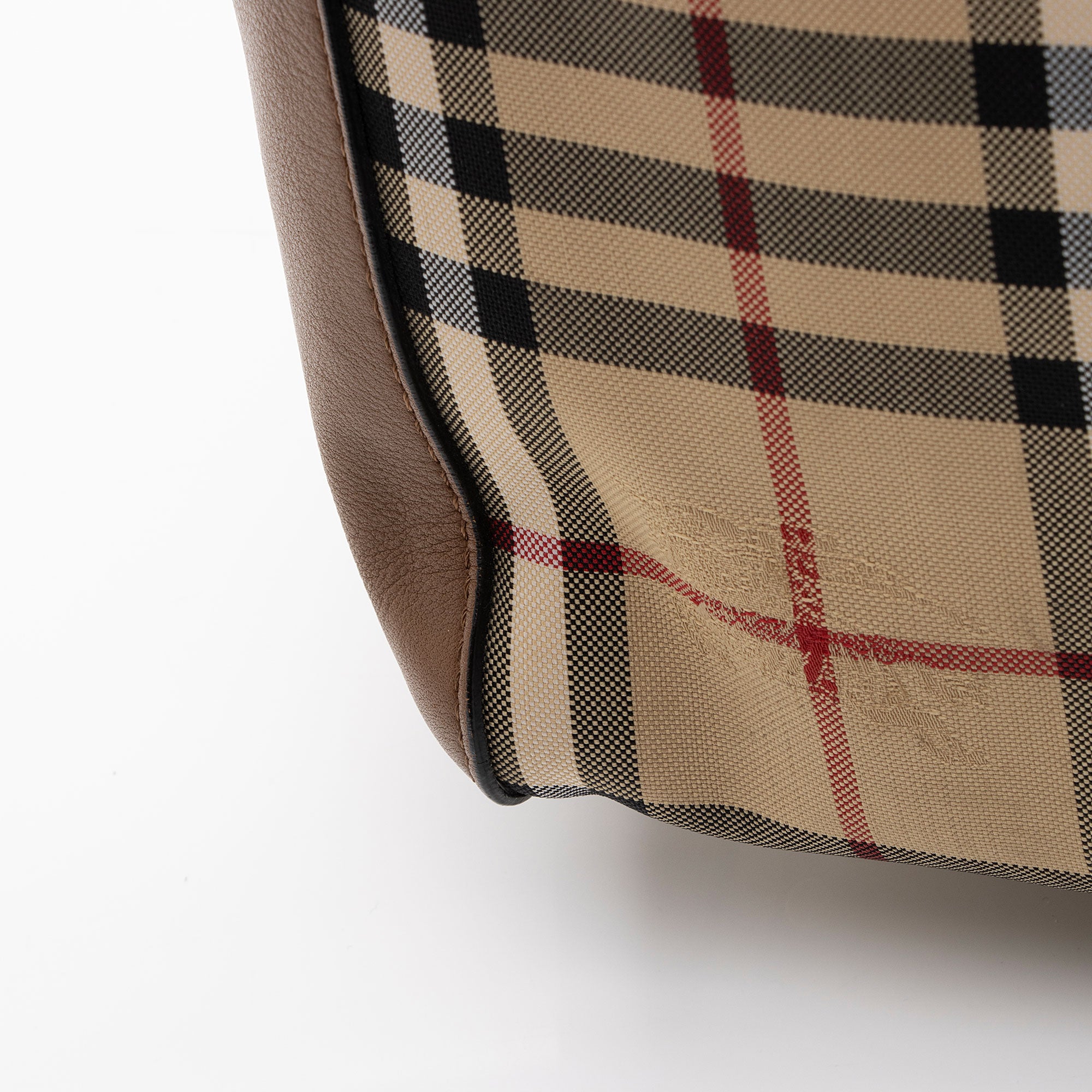 Burberry Horseferry Check Canterbury Small Tote (SHF-TBe3ms)