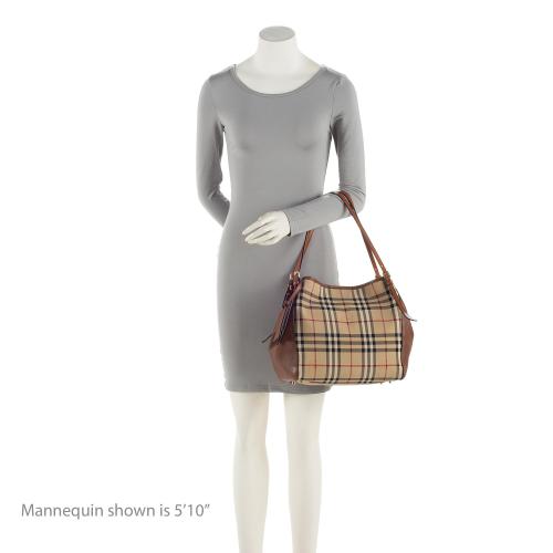 Burberry Horseferry Check Canterbury Small Tote (SHF-TBe3ms)