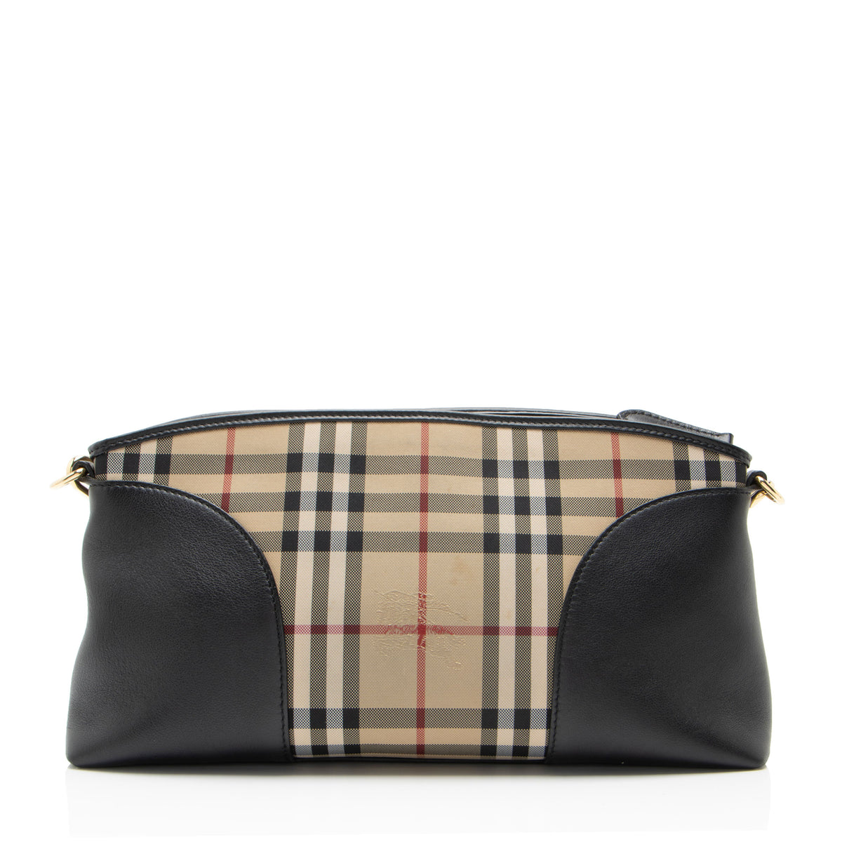 Burberry Horseferry Check Leather Chichester Crossbody