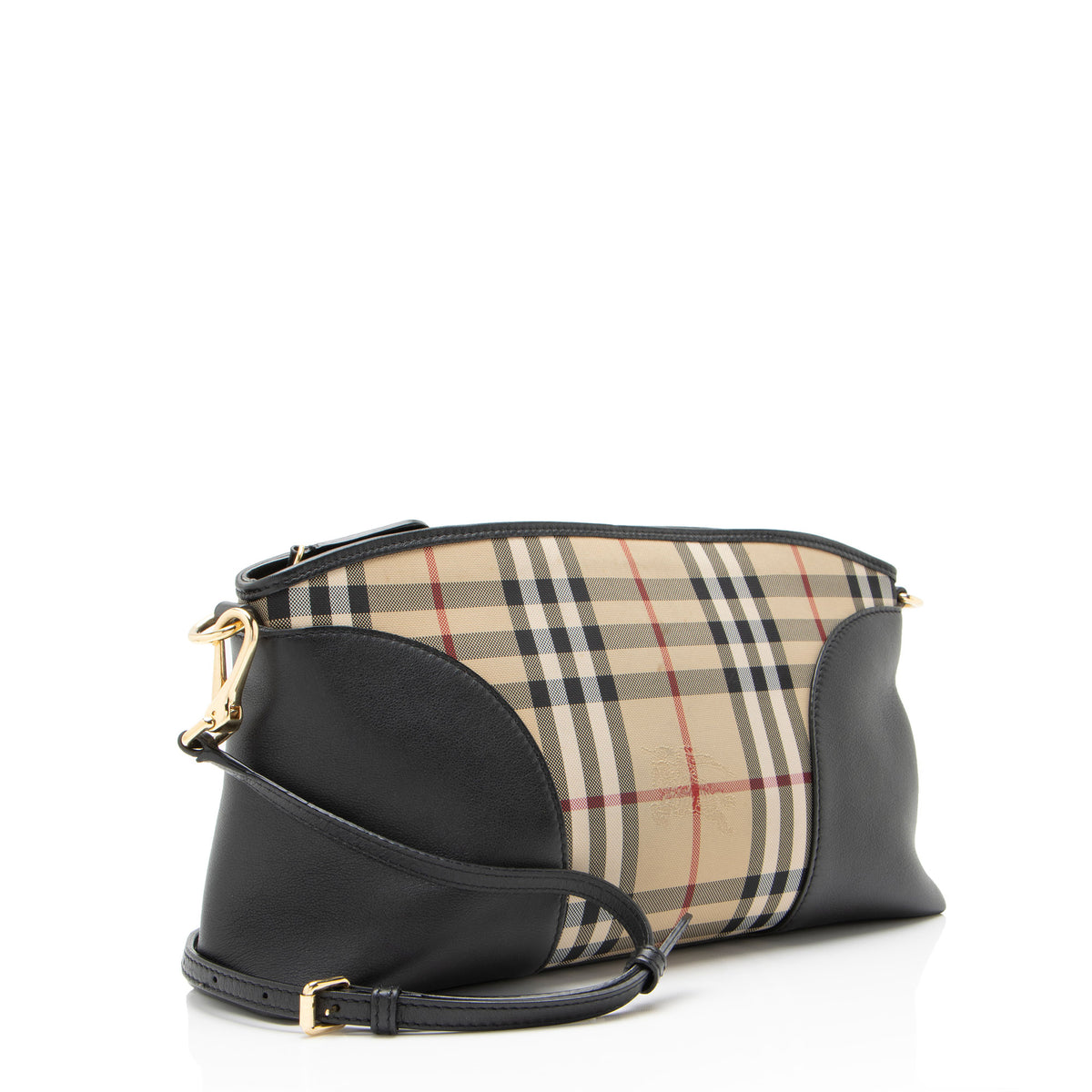Burberry Horseferry Check Leather Chichester Crossbody