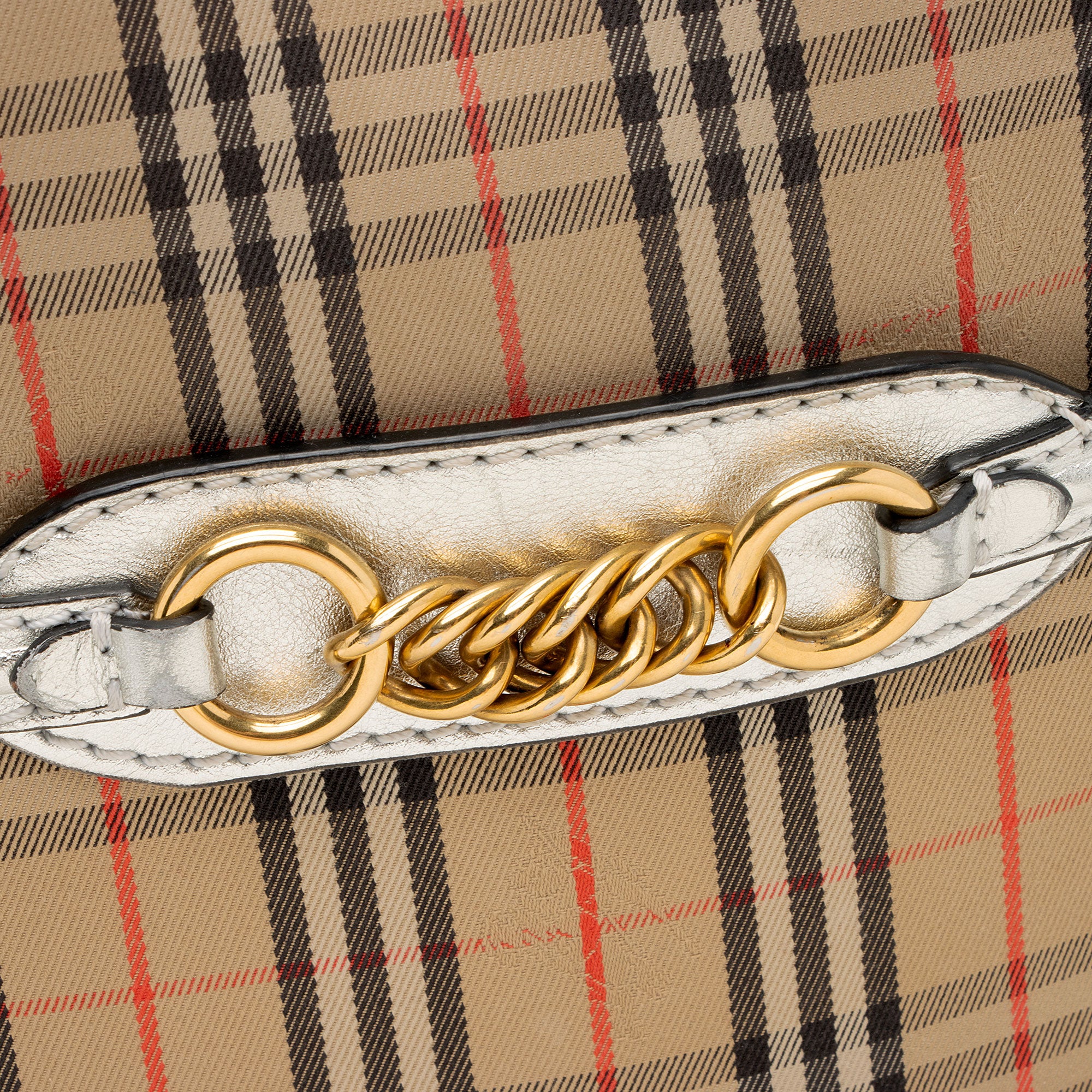 Burberry Horseferry Check Link 1983 Knight Backpack (SHF-Y8hDHE)