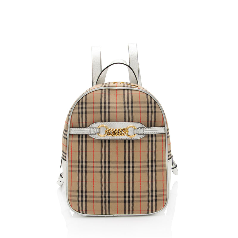 Burberry Horseferry Check Link 1983 Knight Backpack (SHF-Y8hDHE)