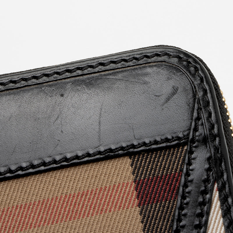 Burberry House Check Continental Wallet (SHF-22898) – LuxeDH