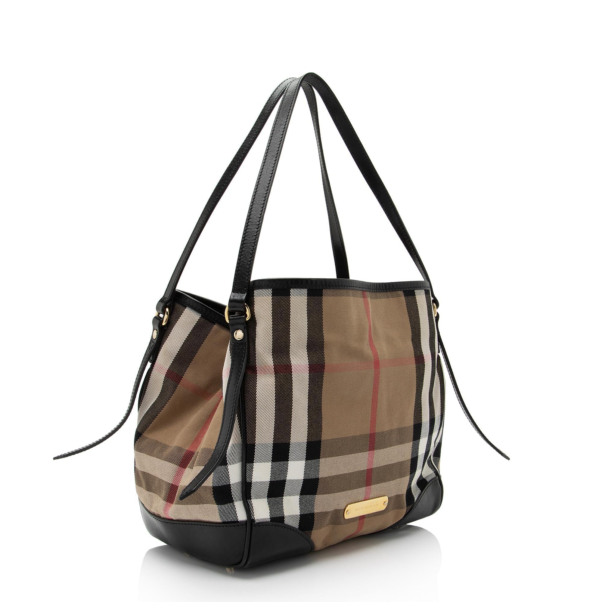 Burberry House Check Canterbury Small Tote (SHF-KAoaBP)