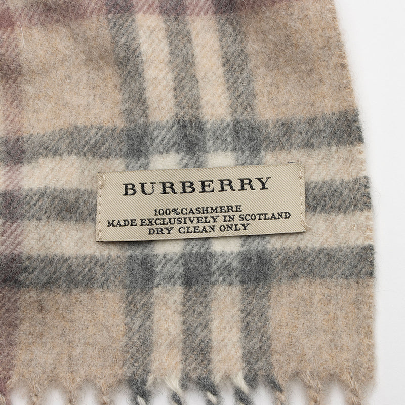 Burberry House Check Cashmere Scarf (SHF-iWfRxI)