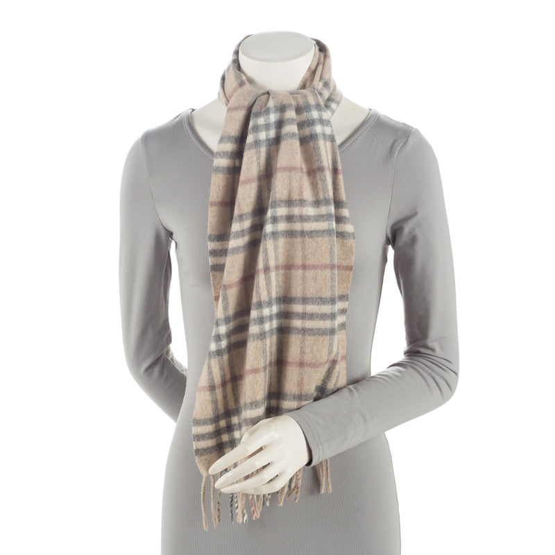 Burberry House Check Cashmere Scarf (SHF-iWfRxI)