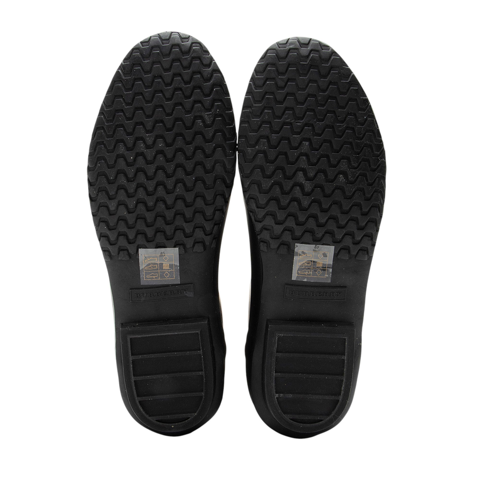 Burberry House Check Clemence Tall Rain Boots - Size 8 / 38