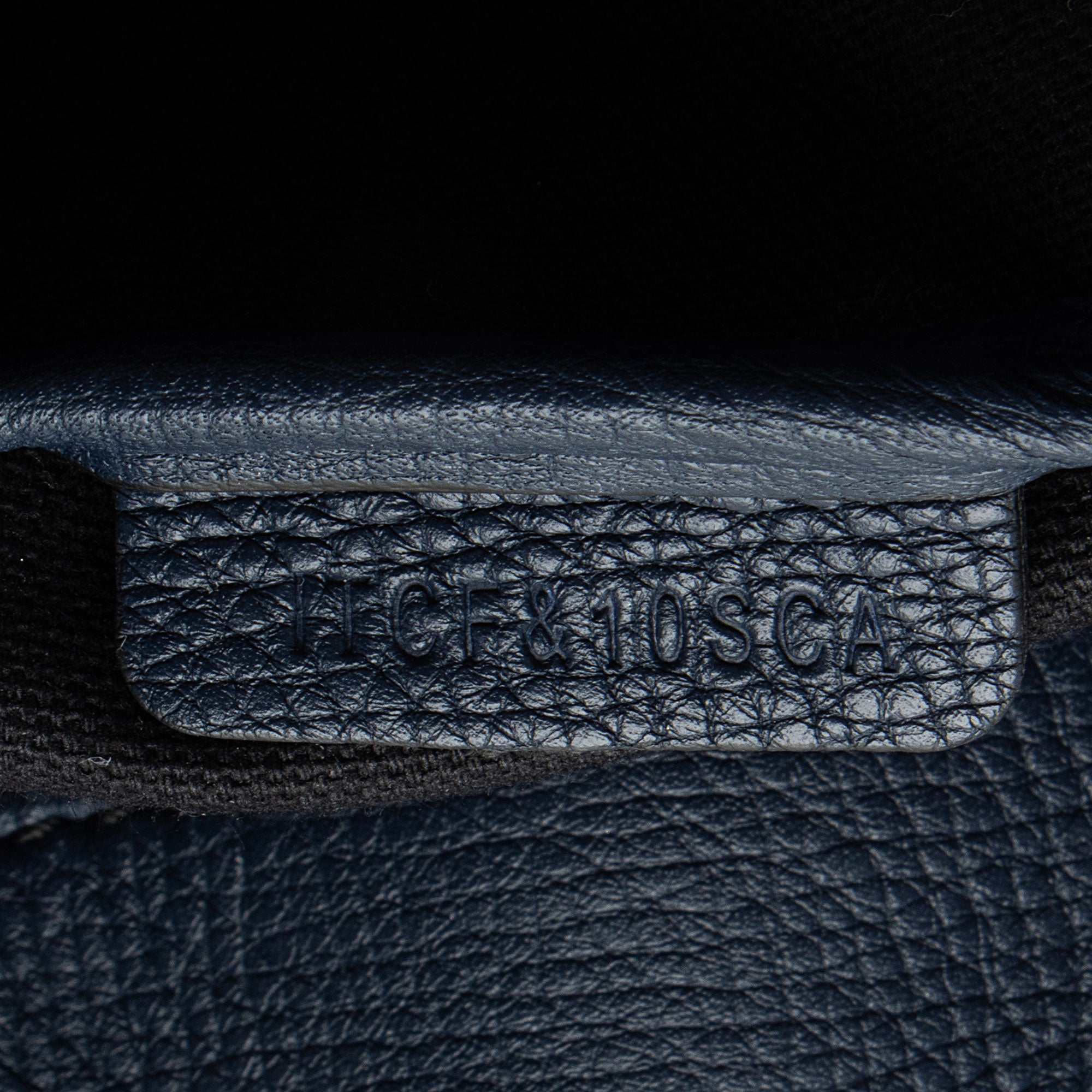 Burberry House Check Leather Banner Large Tote
