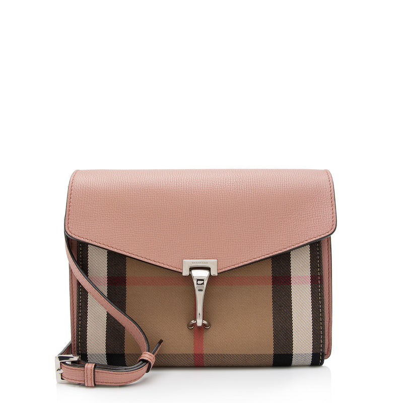 Burberry House Check Macken Small Crossbody Bag (SHF-3CWVnV)