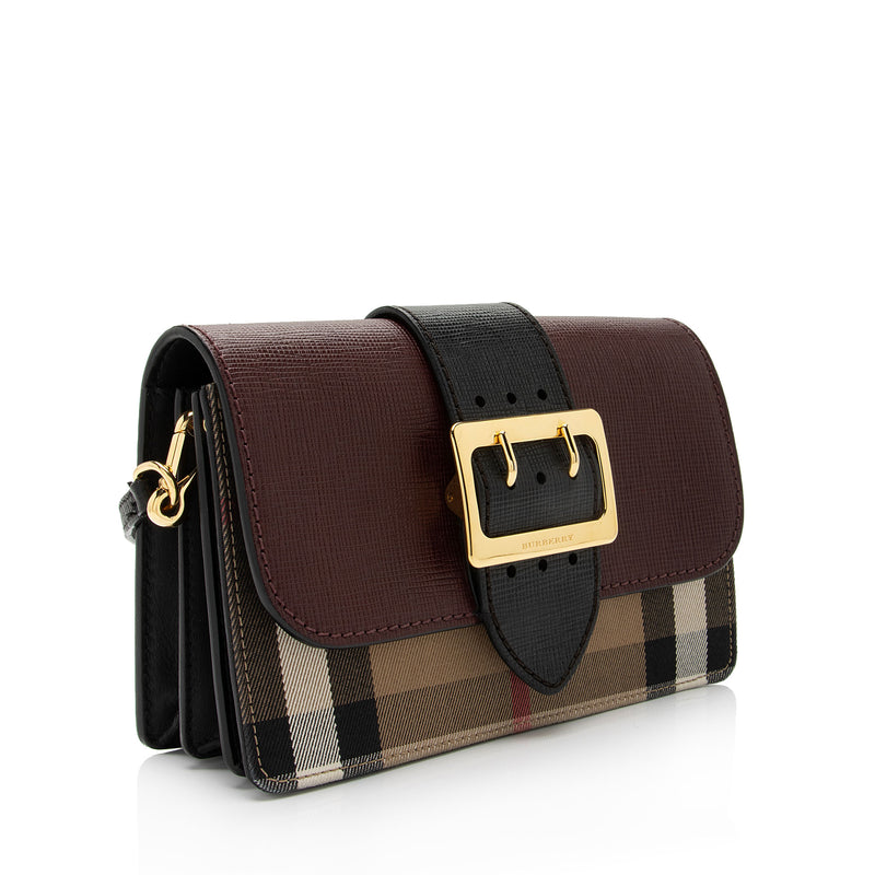 Burberry Small House Check Shoulder Bag