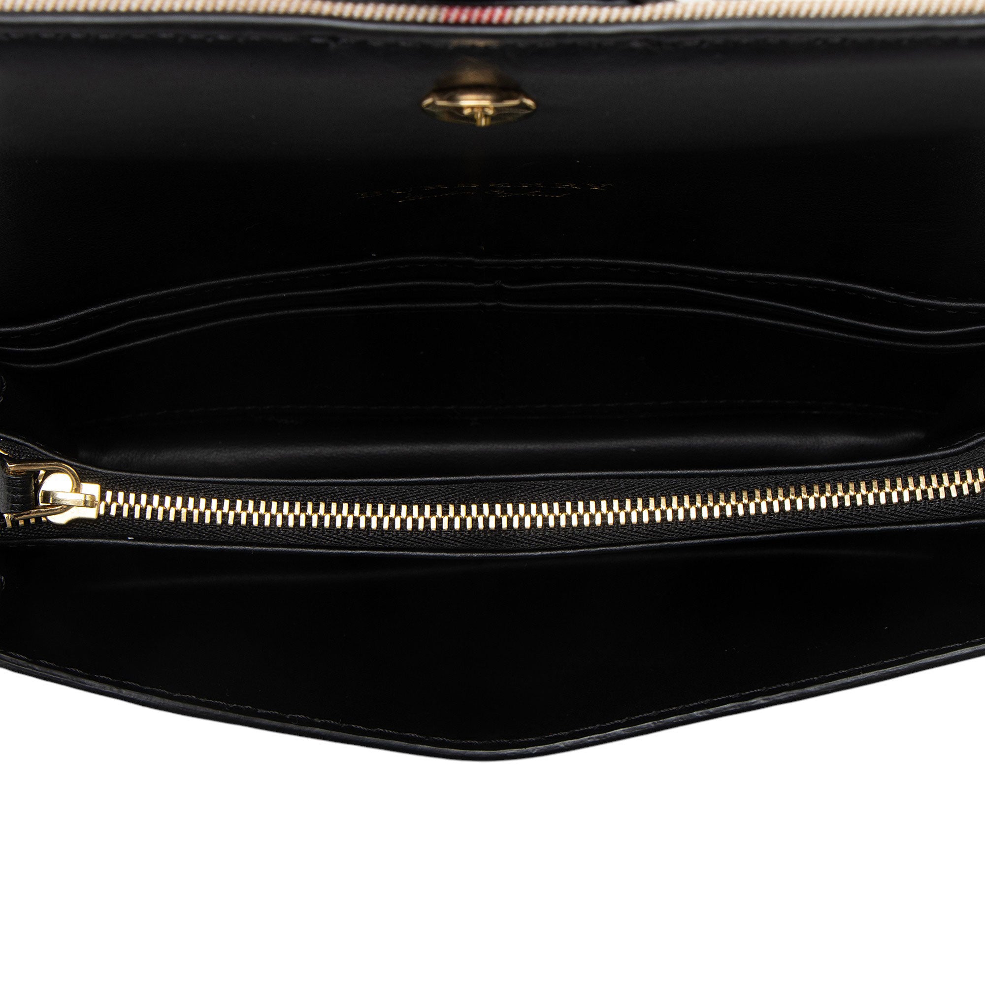 Burberry House Check Madison Buckle Small Shoulder Bag