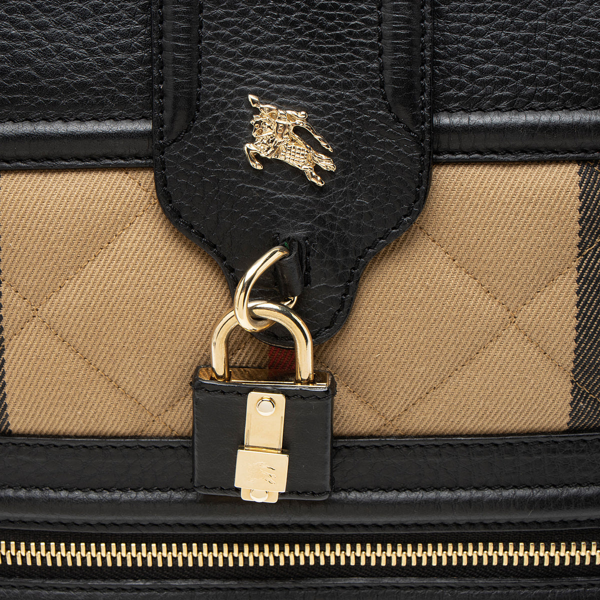 Burberry House Check Manor Satchel