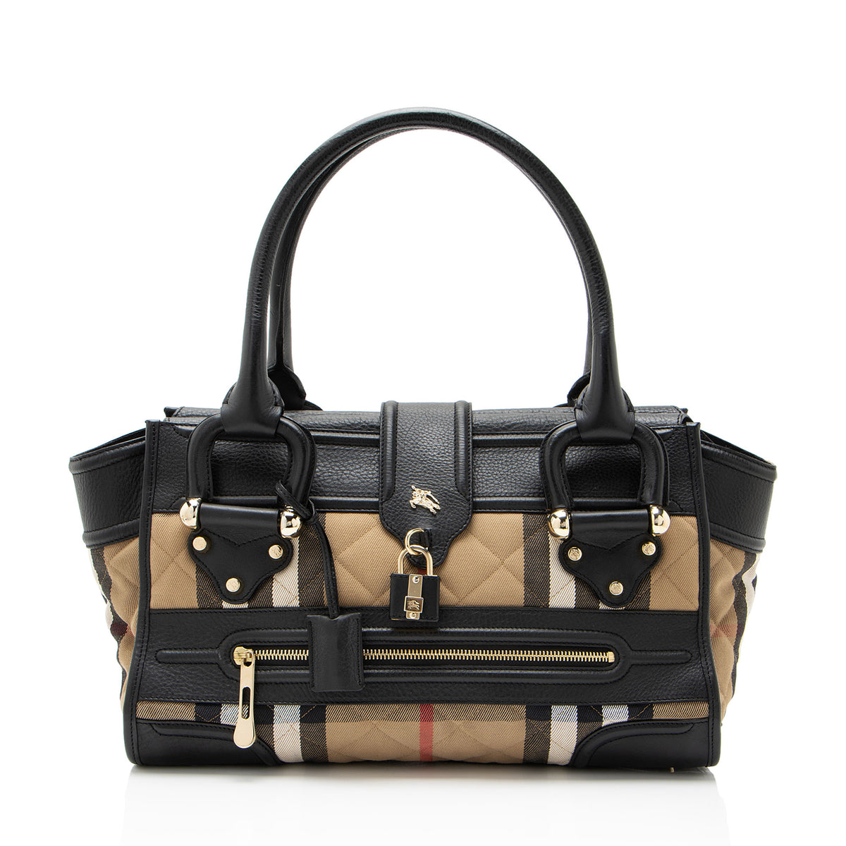 Burberry House Check Manor Satchel