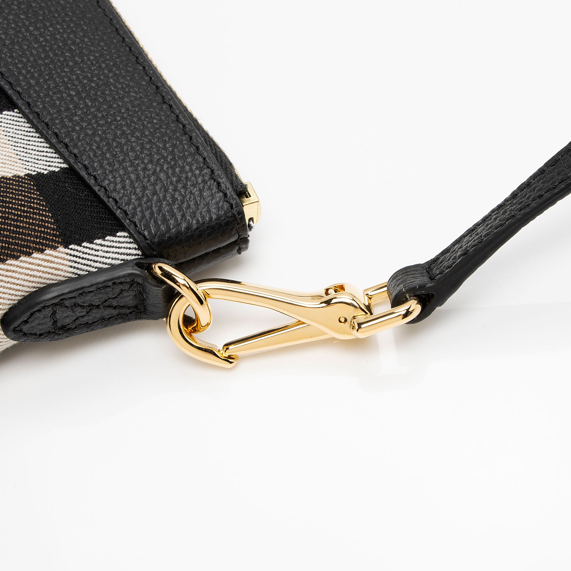 Burberry House Check Peyton Clutch (SHF-SzMvgy)
