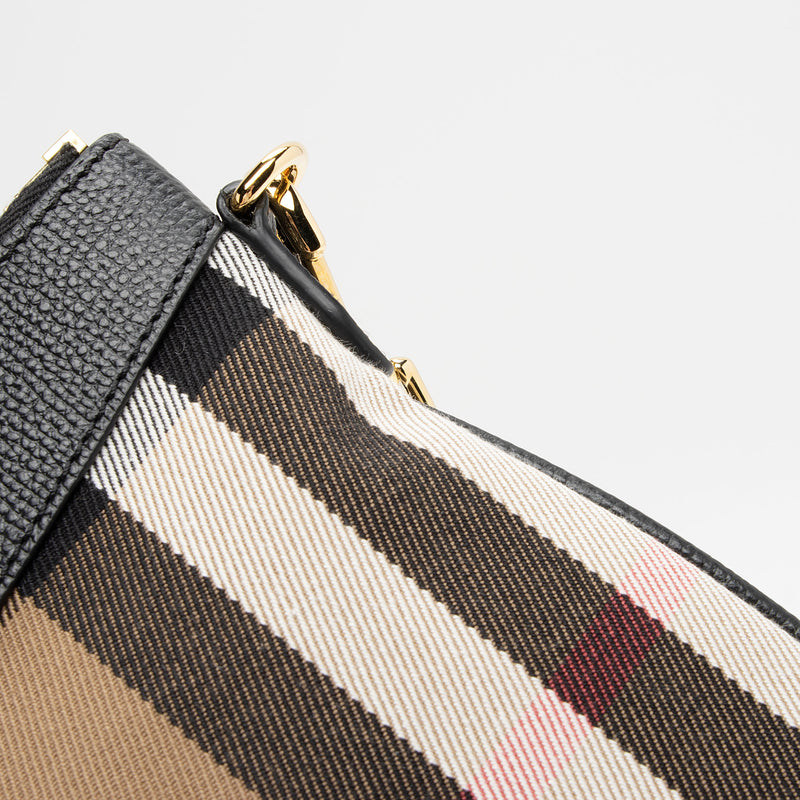 Burberry House Check Peyton Clutch (SHF-SzMvgy)