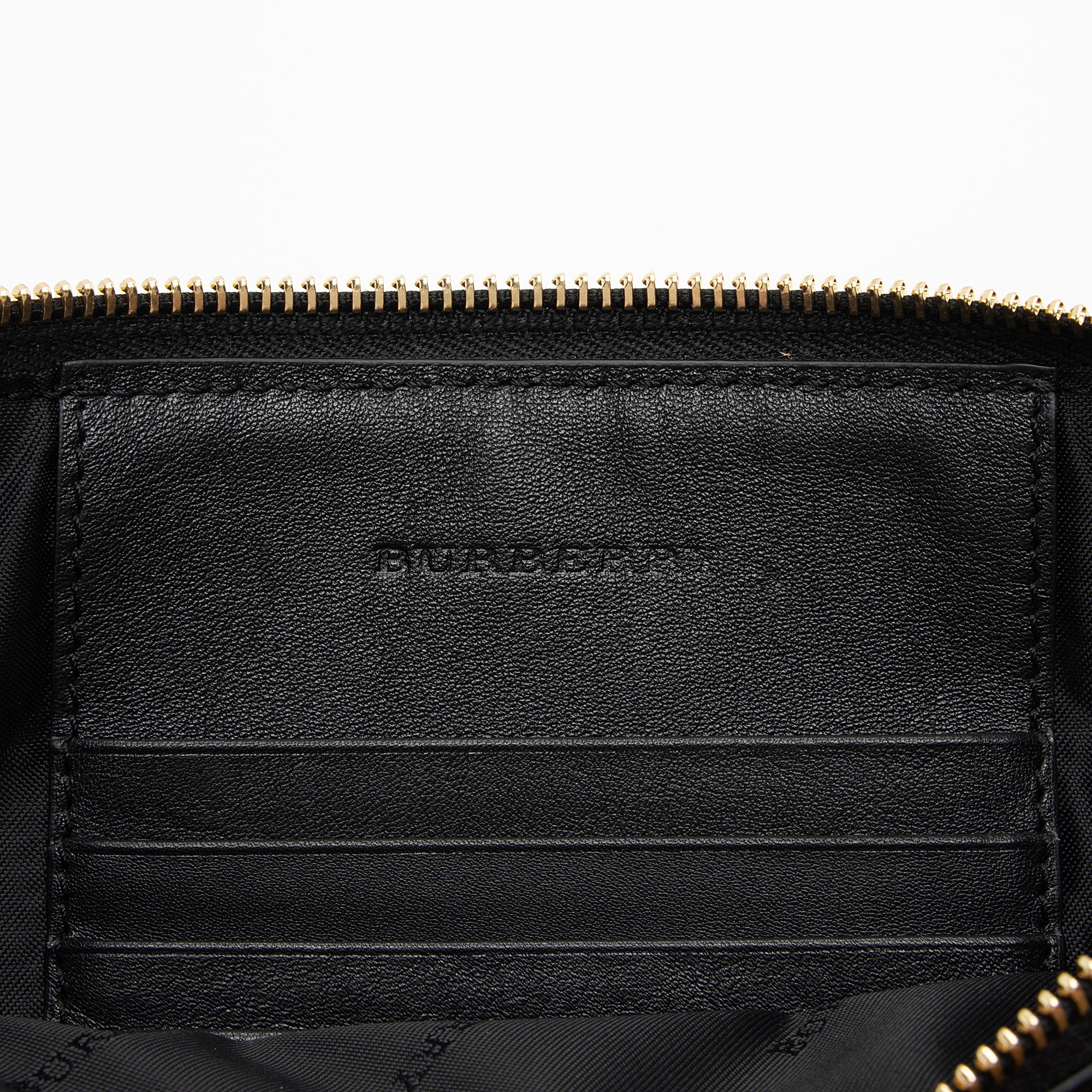 Burberry House Check Peyton Clutch (SHF-SzMvgy)