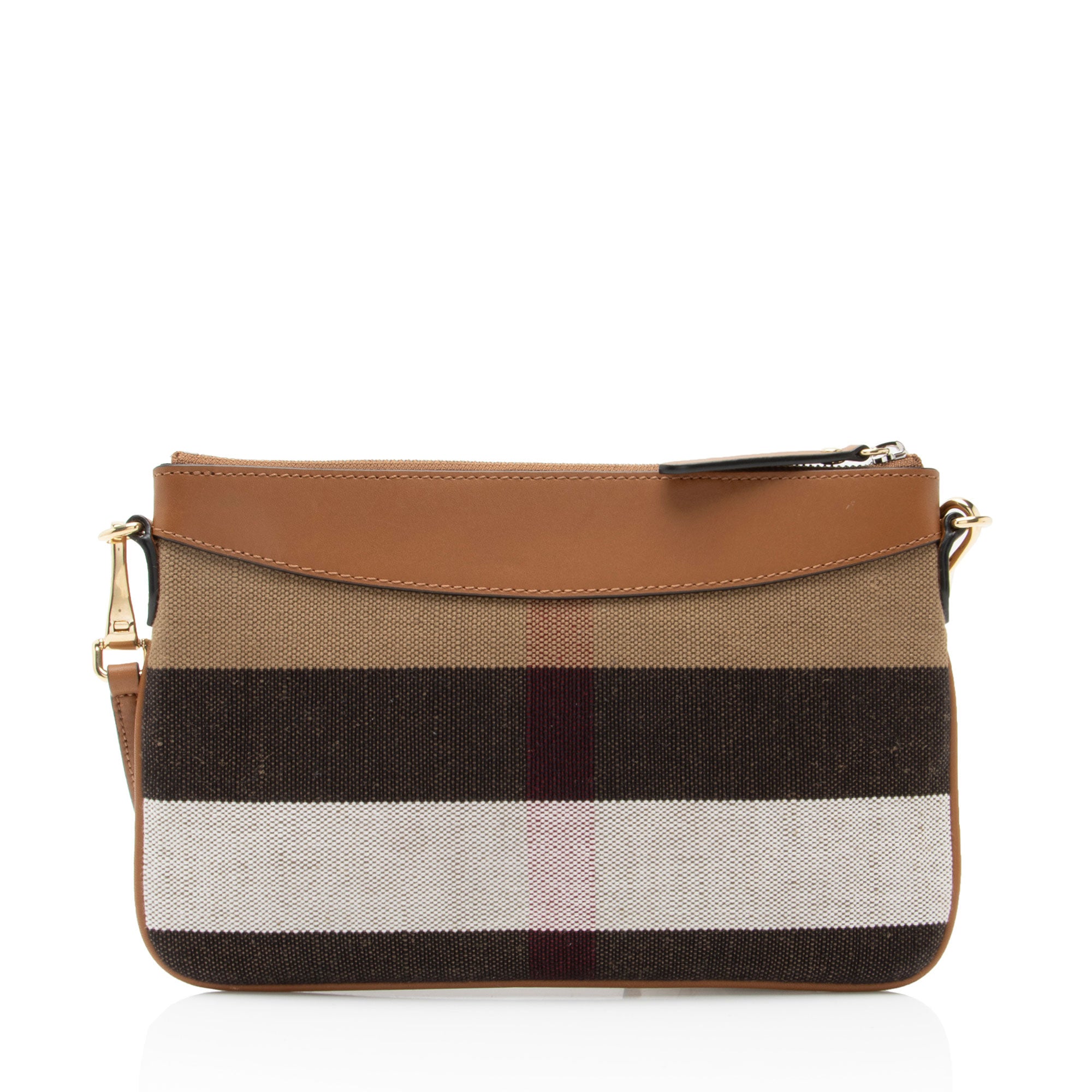 Burberry House Check Peyton Clutch