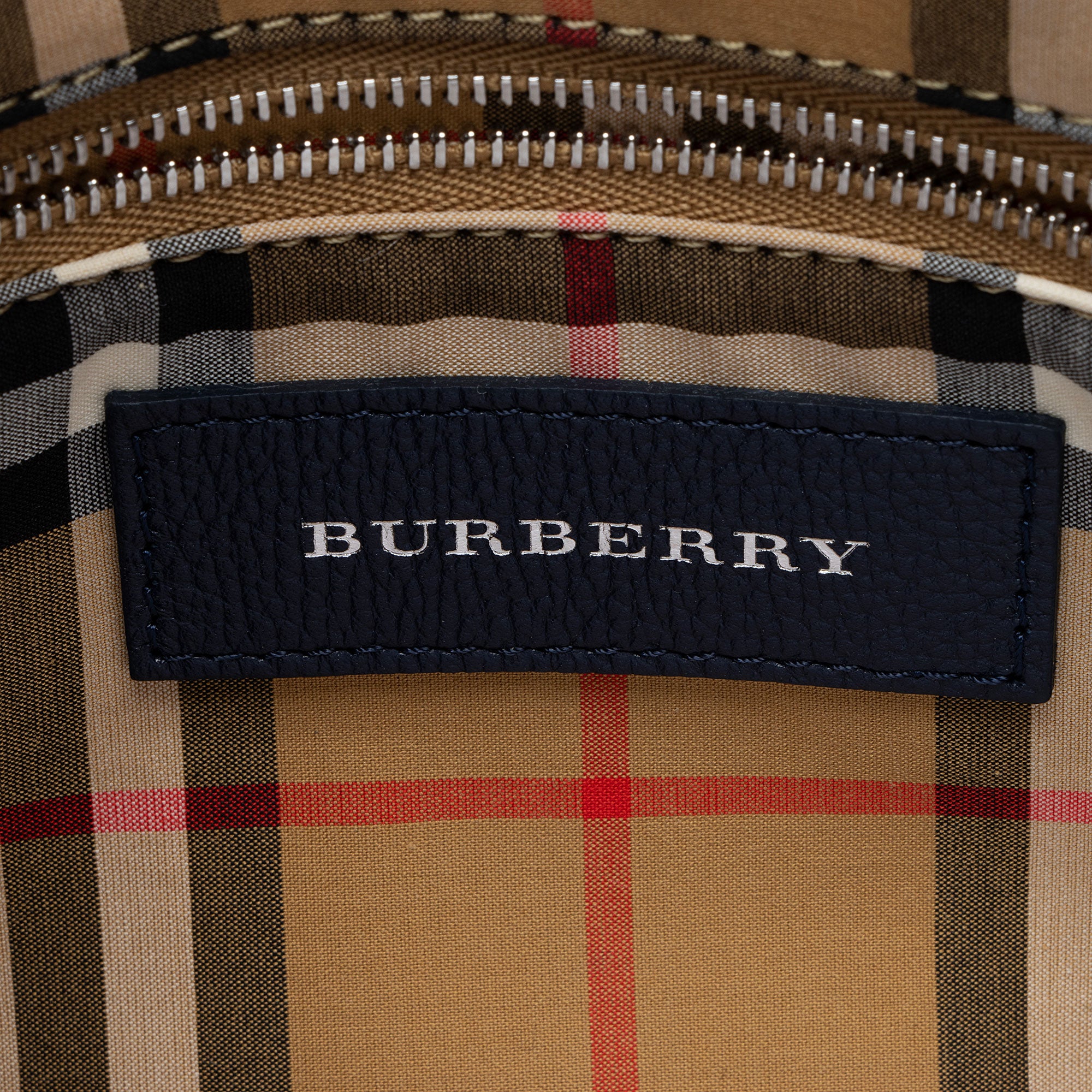 Burberry Leather Banner Medium Tote