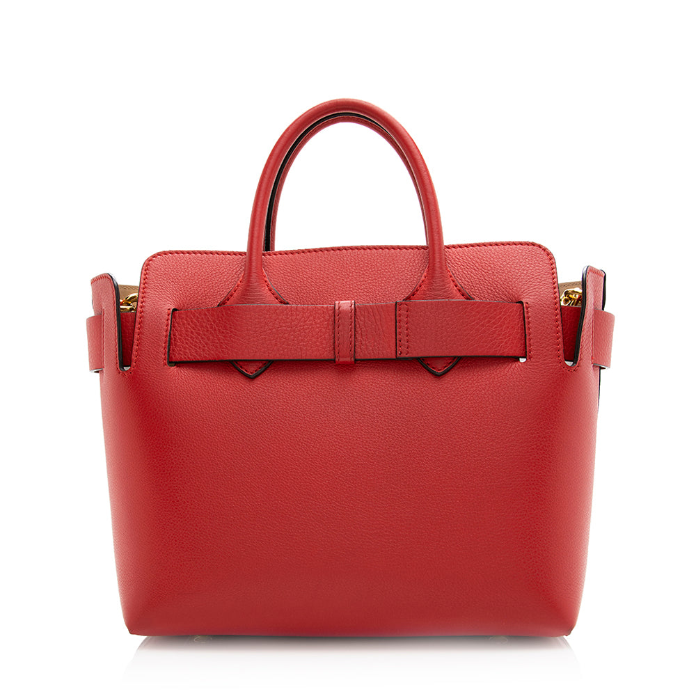 Burberry Leather Marais Belted Small Tote