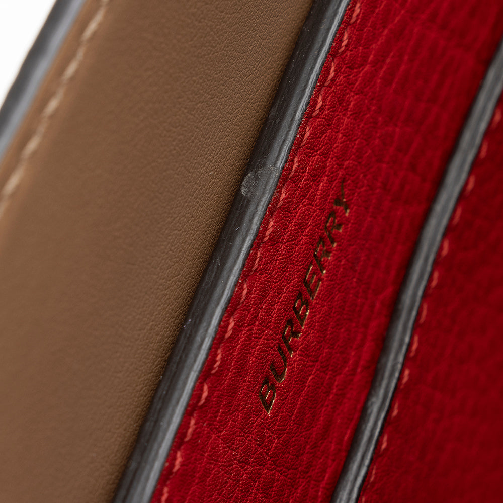 Burberry Leather Marais Belted Small Tote