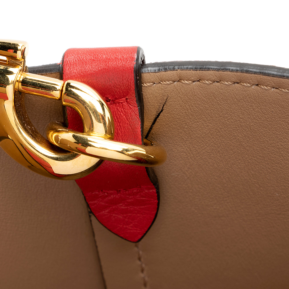 Burberry Leather Marais Belted Small Tote