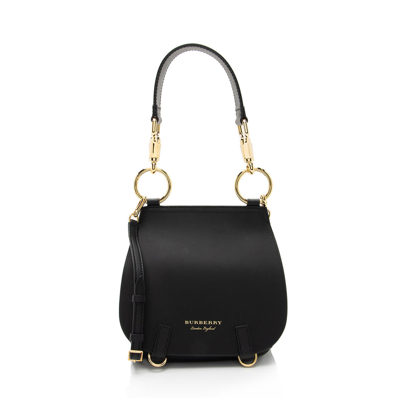 Burberry Leather Bridle Medium Saddle Bag (SHF-FYQaTS)