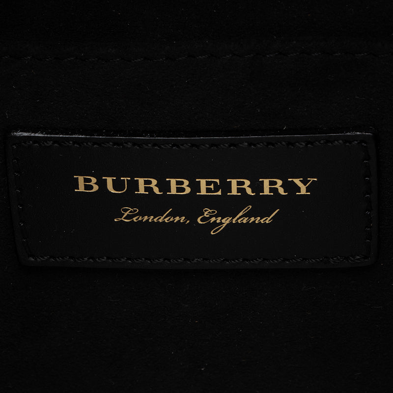 Burberry Leather Bridle Medium Saddle Bag (SHF-FYQaTS)