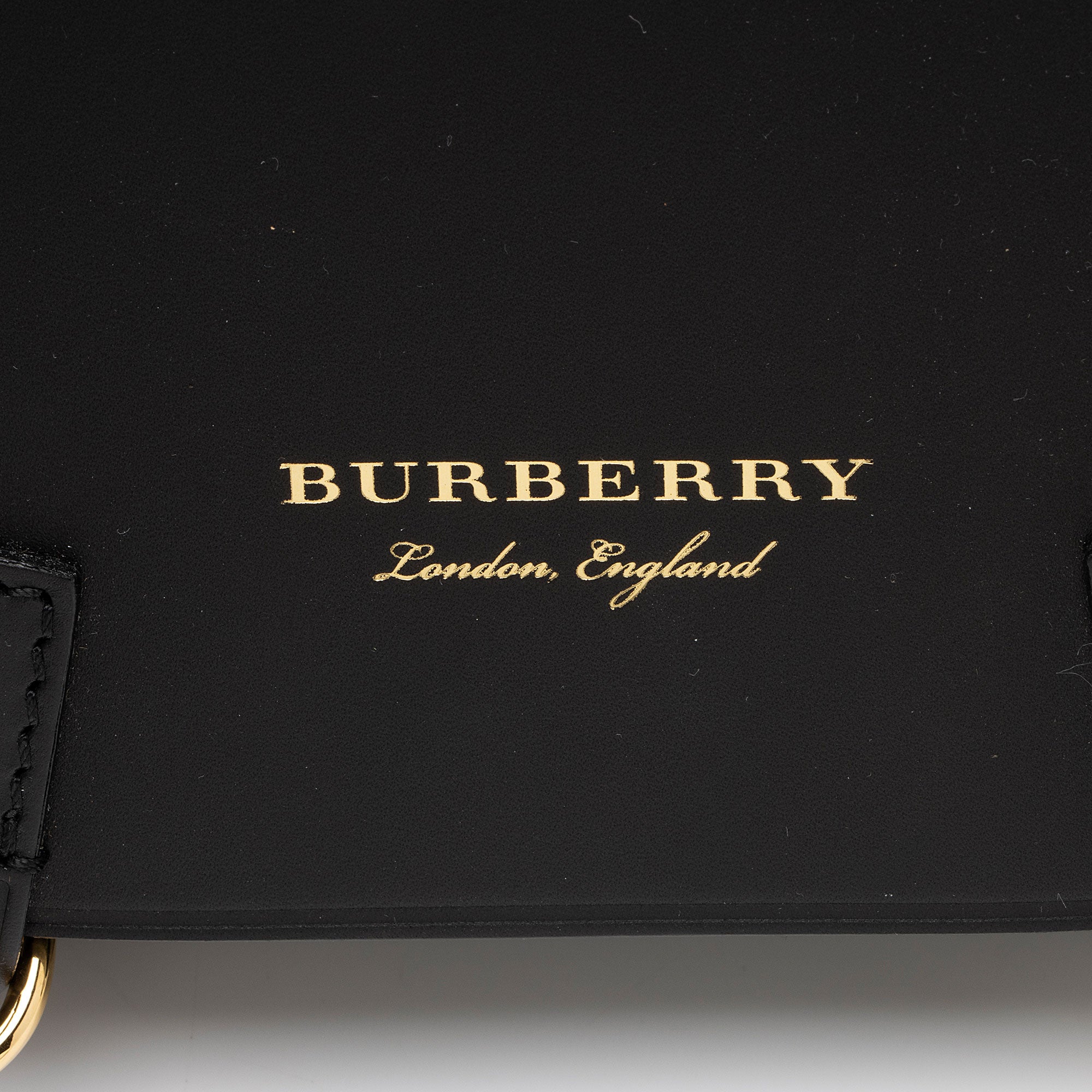 Burberry Leather Bridle Medium Saddle Bag (SHF-FYQaTS)