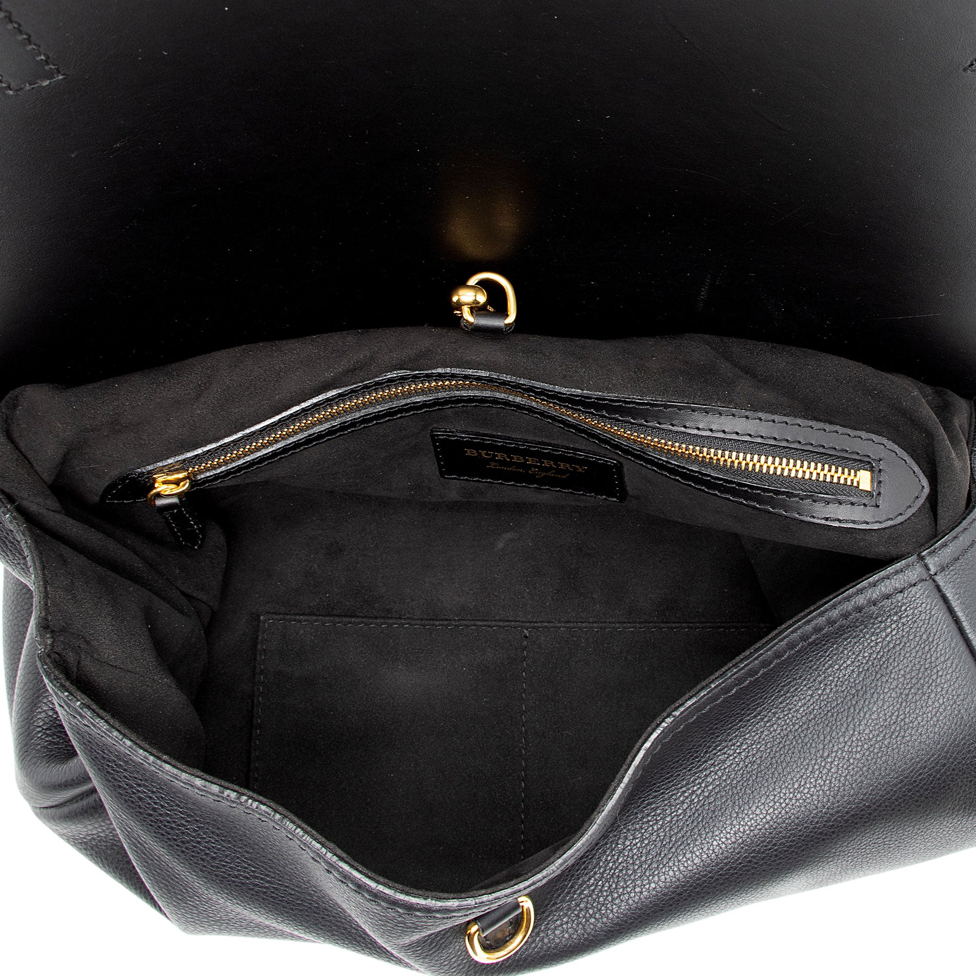 Burberry Leather Bridle Medium Shoulder Bag (SHF-gvFB4h)